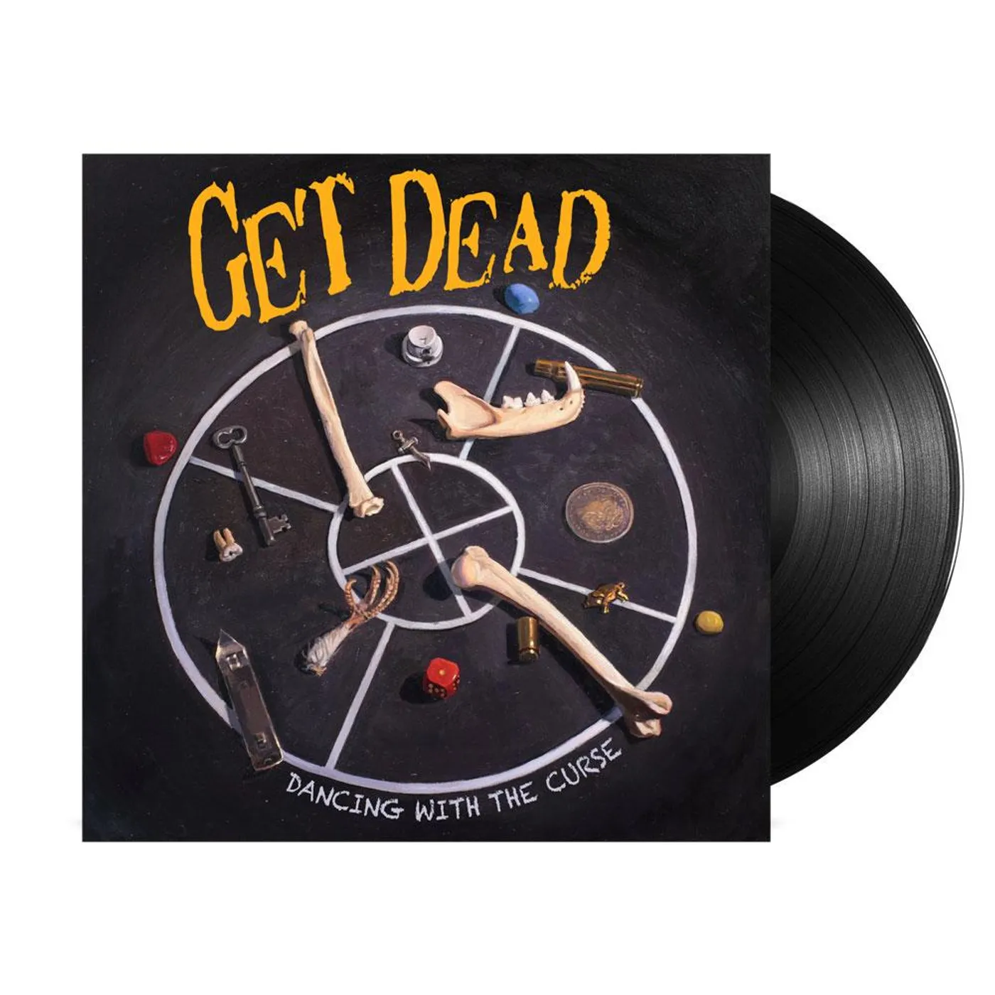 Get Dead Dancing with the Curse LP (Colour Vinyl)