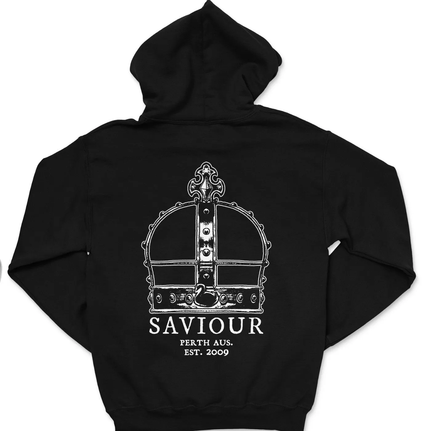 Saviour Black Crown Hoodie (Black)