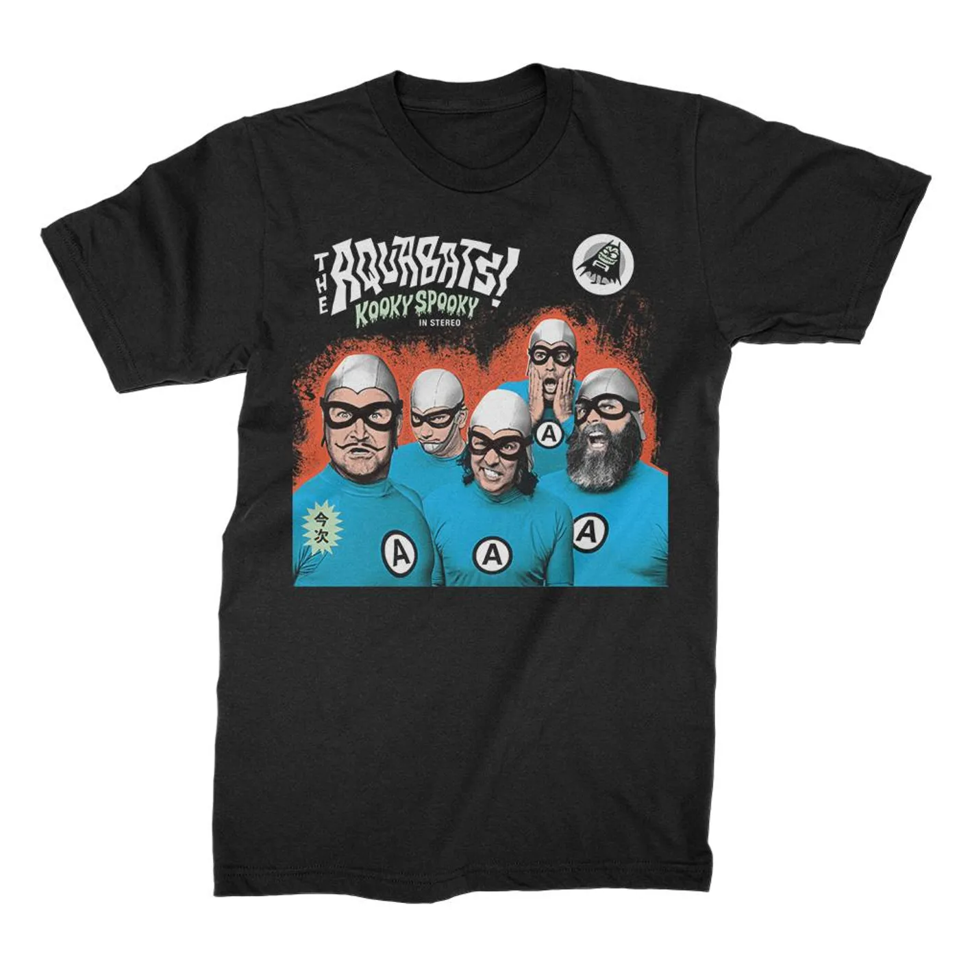 The Aquabats! Kooky Spooky T-shirt (Black)