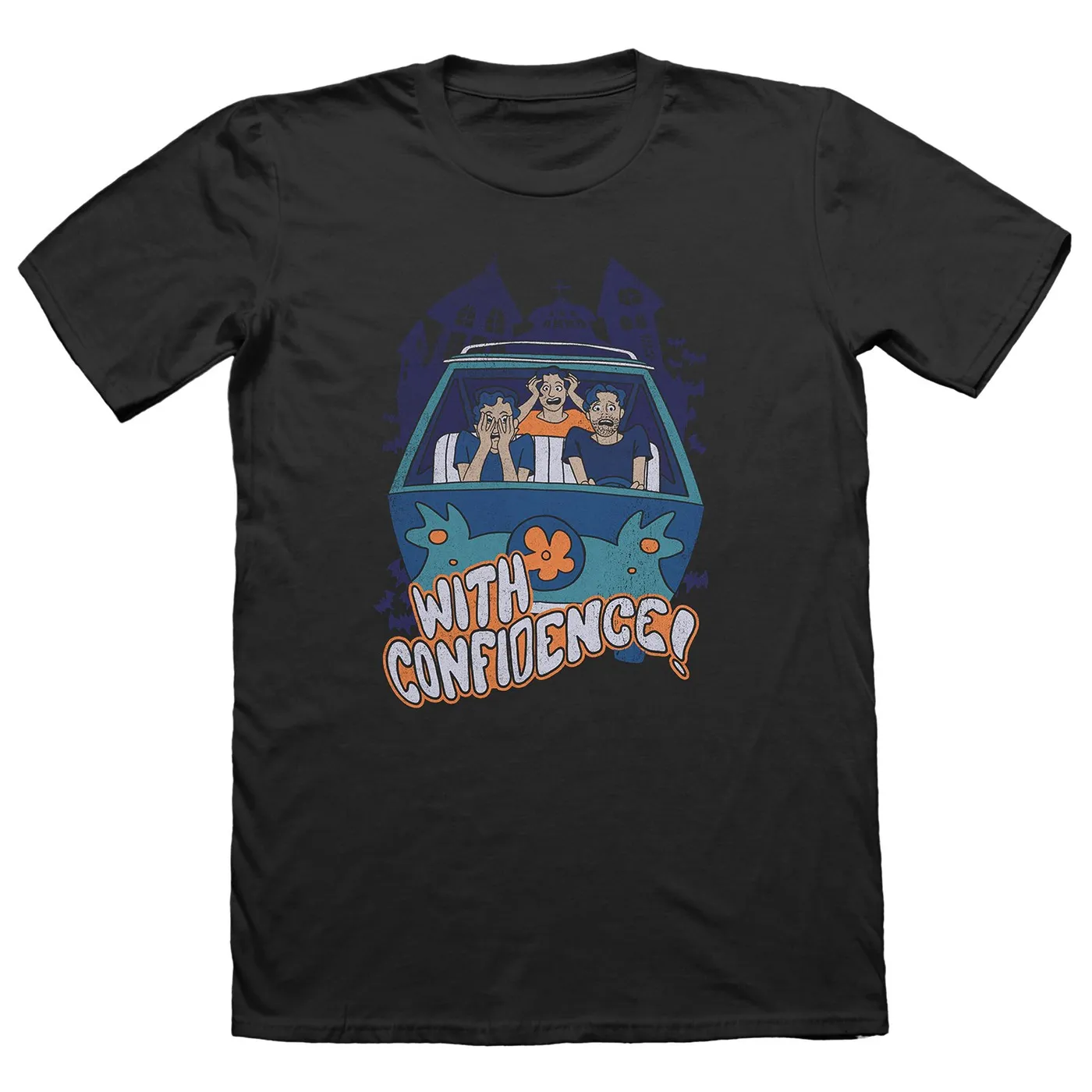 With Confidence Scooby T-Shirt (Black)