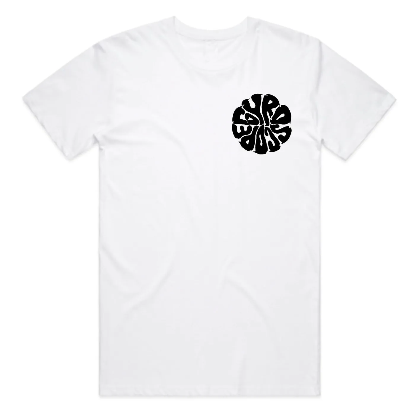 Gyroscope Liquid Logo T-Shirt (White)