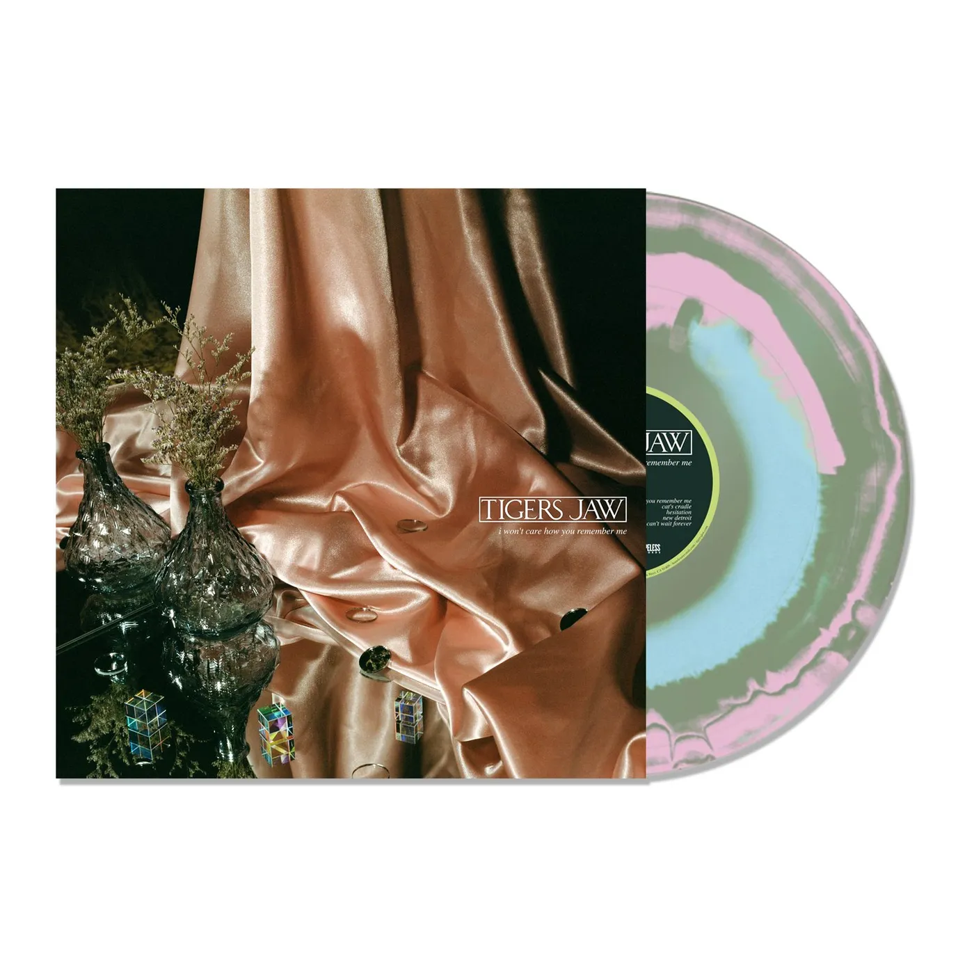 Tigers Jaw I Won't Care How You Remember Me LP (Light Pink/Light Blue/Olive Green Swirl) (Vinyl)