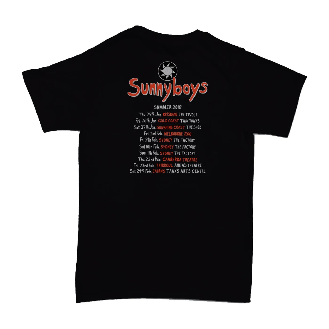 Sunnyboys Sunnyboy with Girl T-shirt (Black)