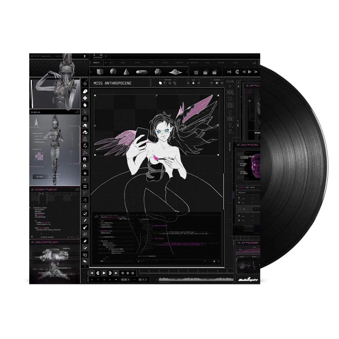 Grimes Miss Anthropocene LP (Black) (Vinyl)