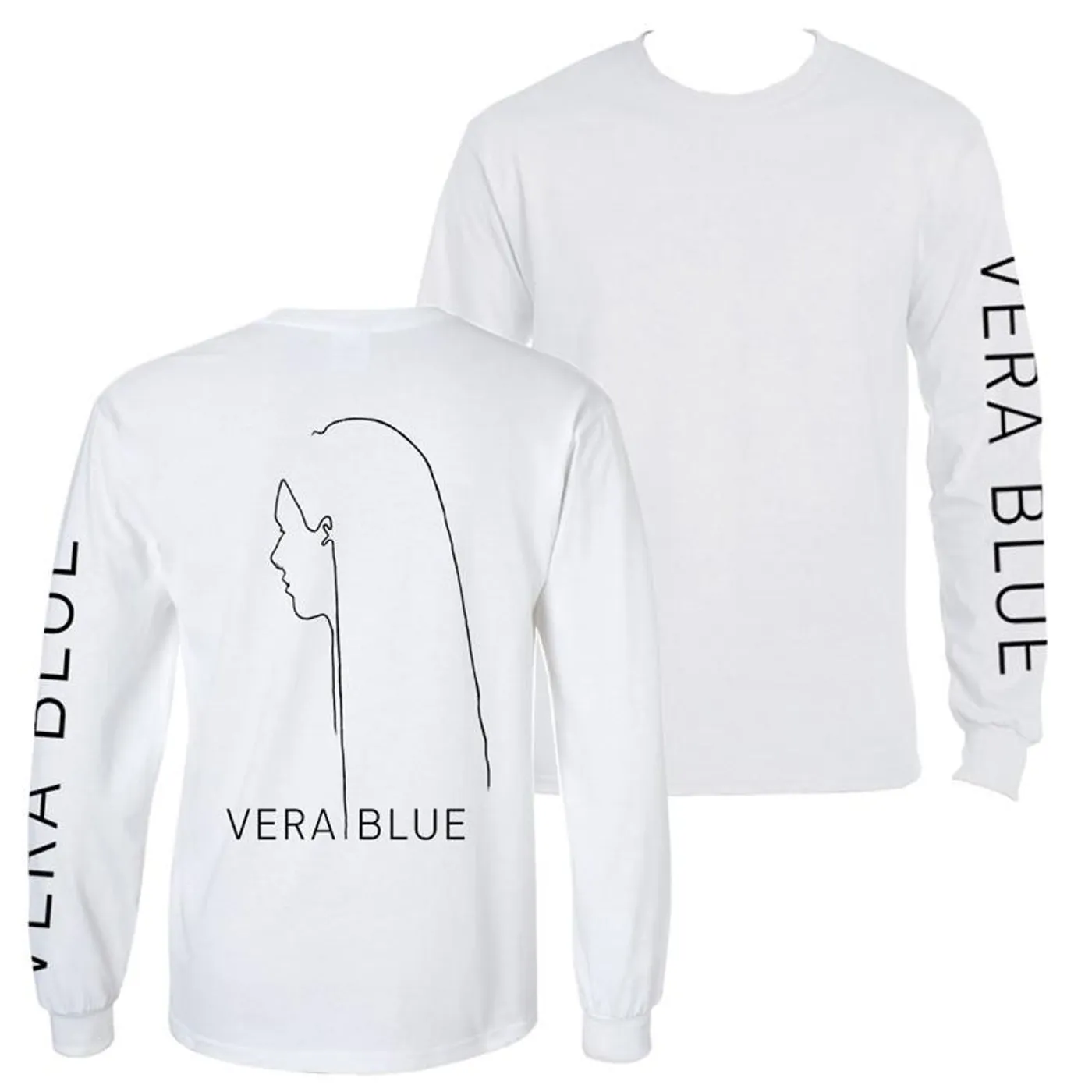 Vera Blue Figure Longsleeve (White)