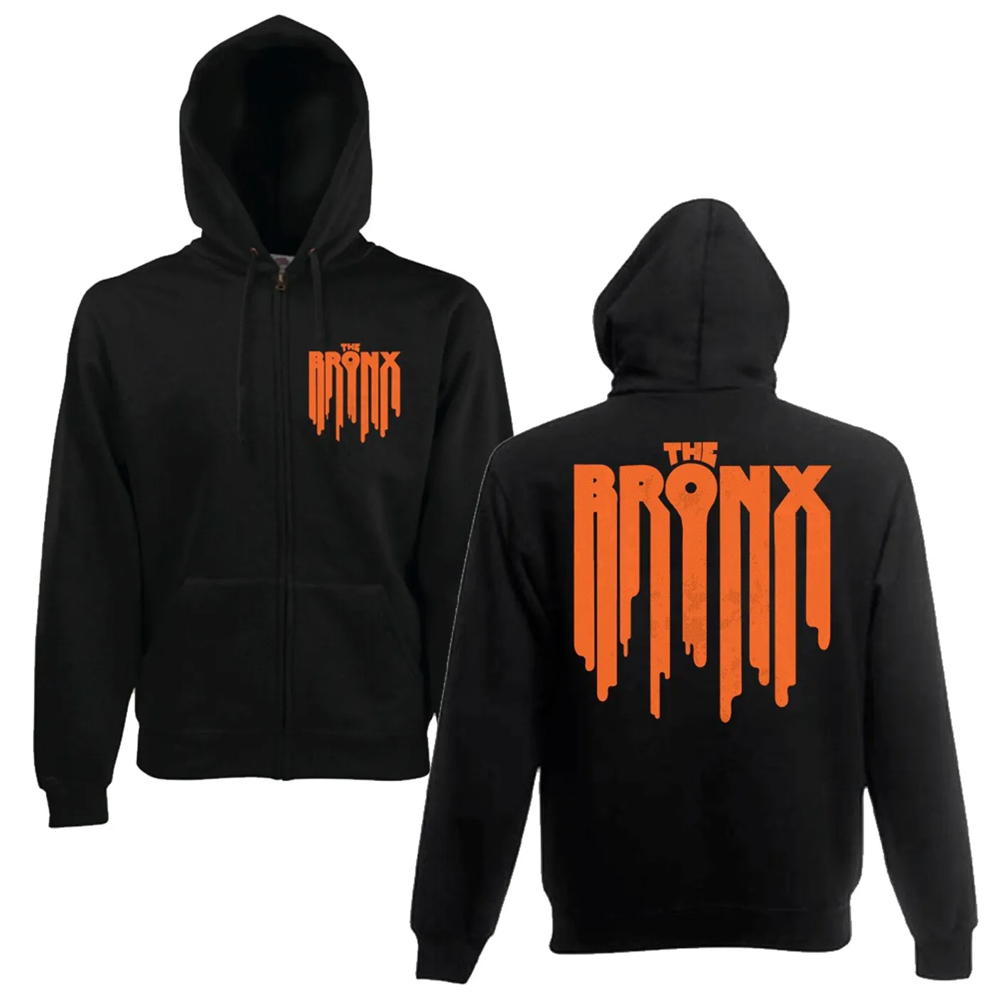 Bronx VI Zip Up Hoodie (Black)