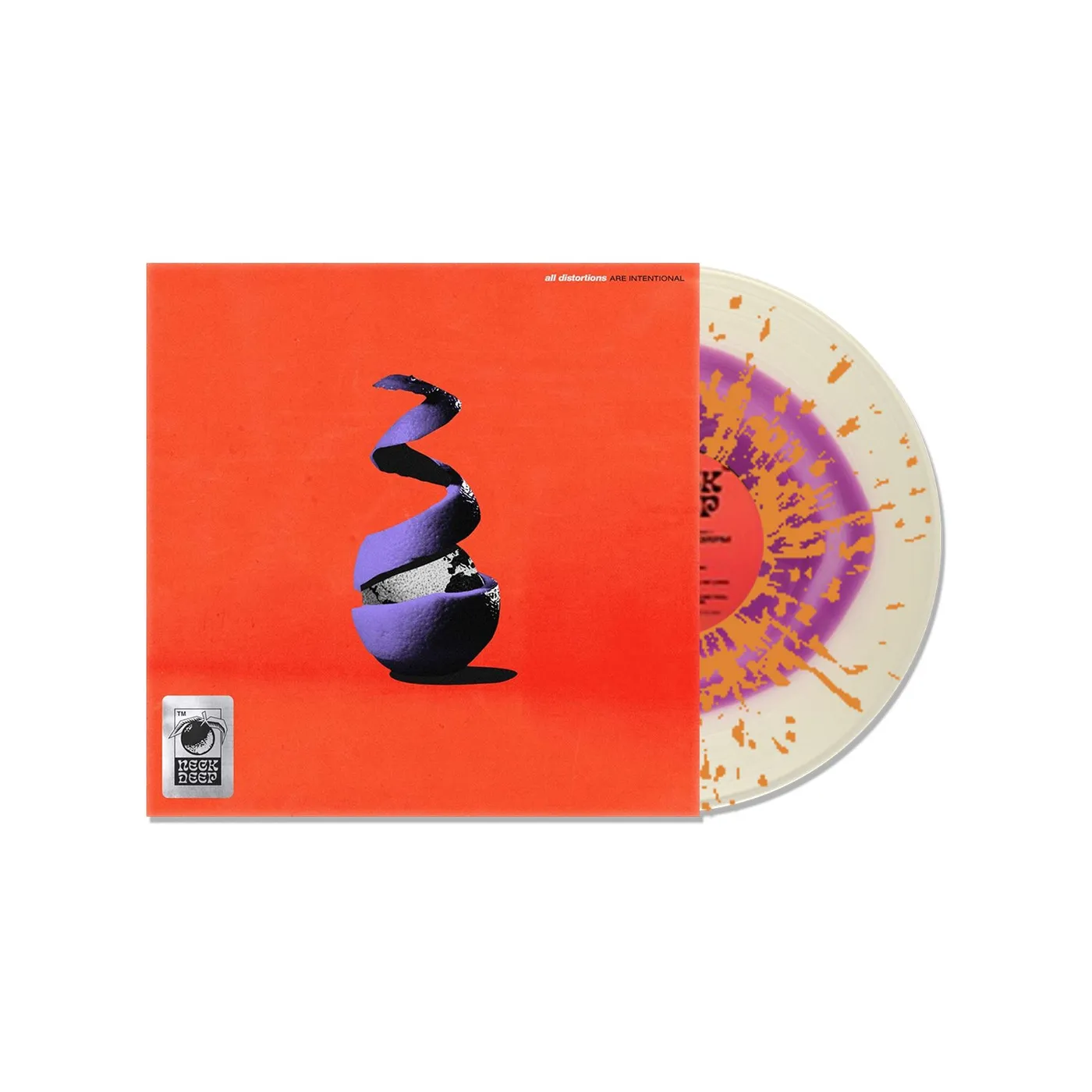 Neck Deep All Distortions Are Intentional LP (Purple/Clear w/Orange Splatter) (Vinyl)