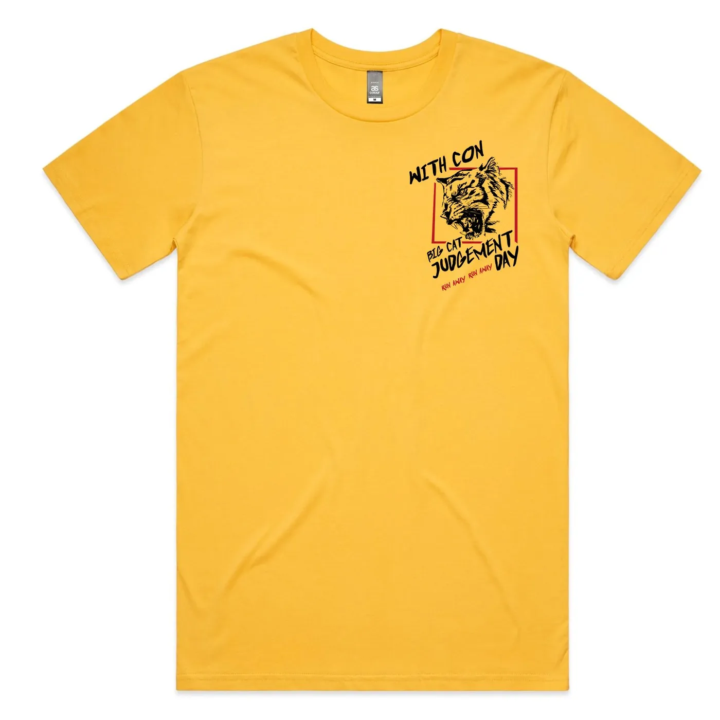 With Confidence Run Away Tee (Yellow)