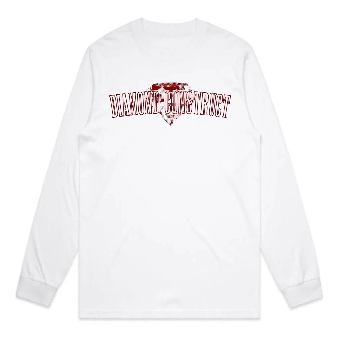 Diamond Construct College Longsleeve (White)