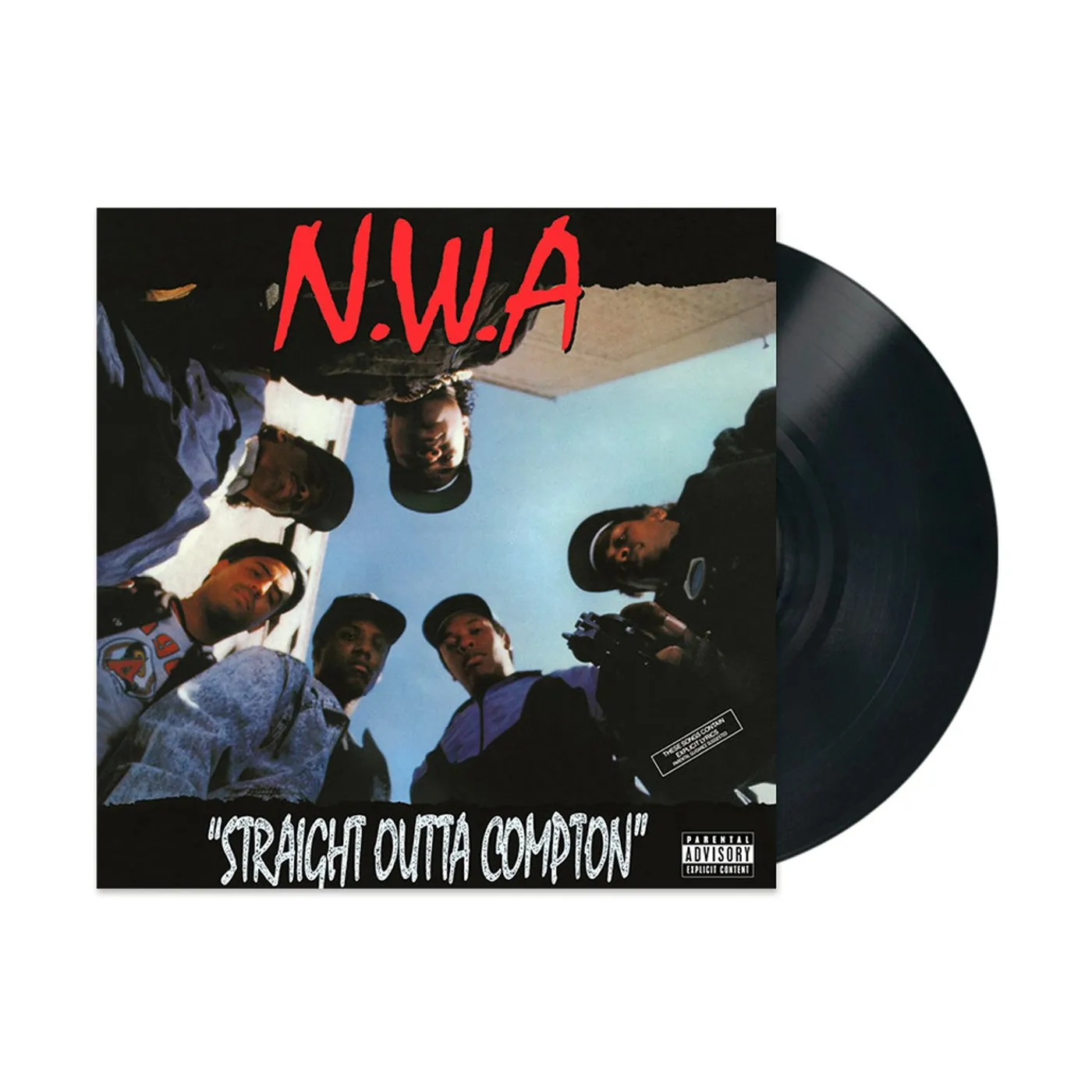 N.W.A. Straight Outta Compton LP (Black) (Vinyl)