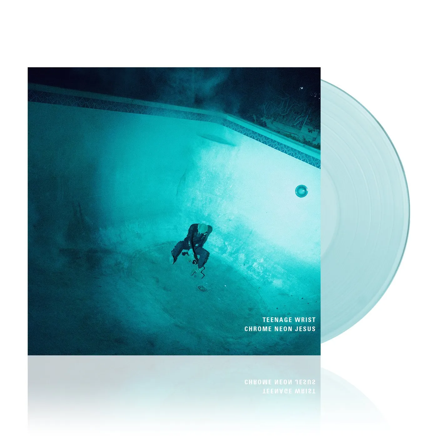 Teenage Wrist Chrome Neon Jesus LP (Transparent Blue) (Vinyl)
