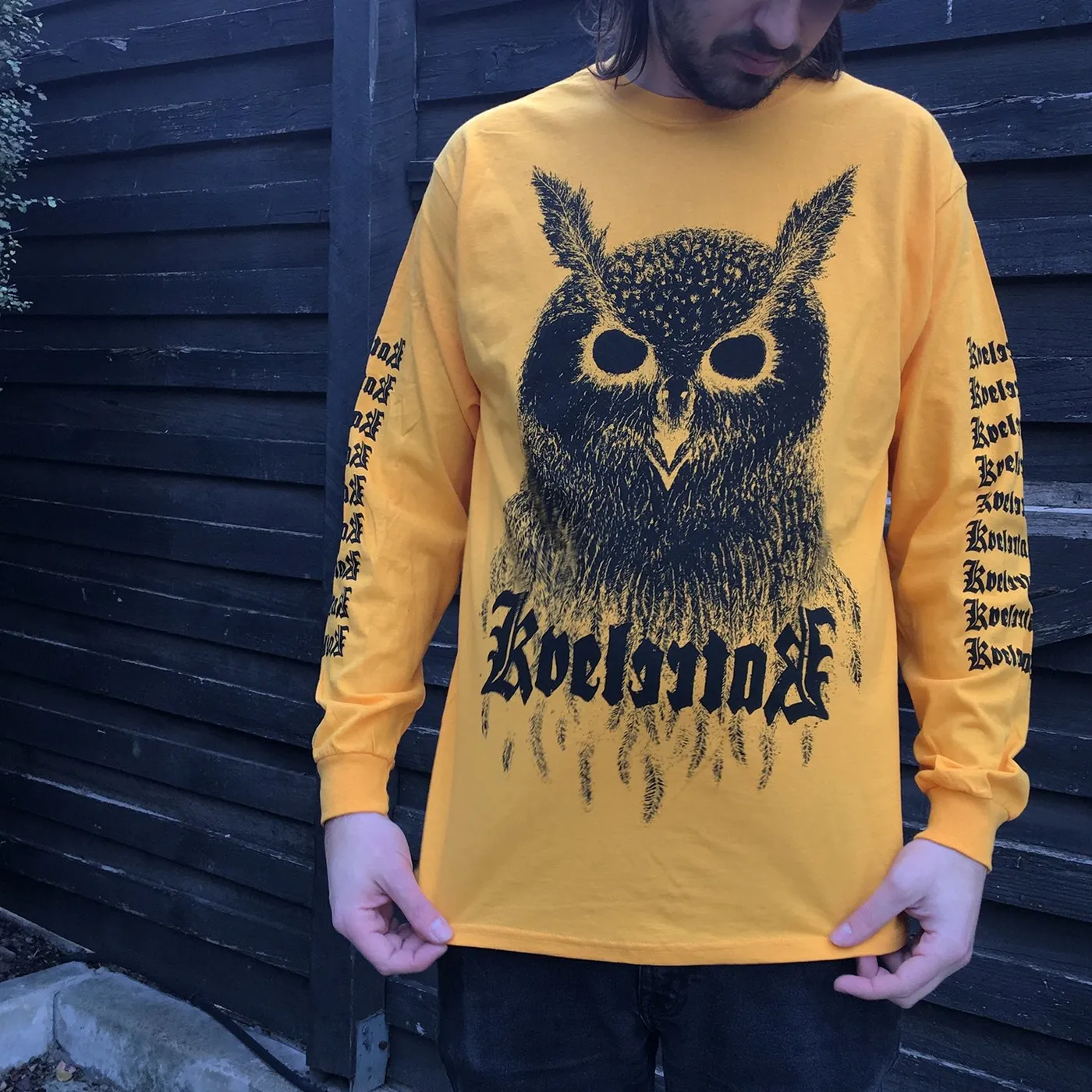 Kvelertak Bartlett Owl Long Sleeve (Gold)