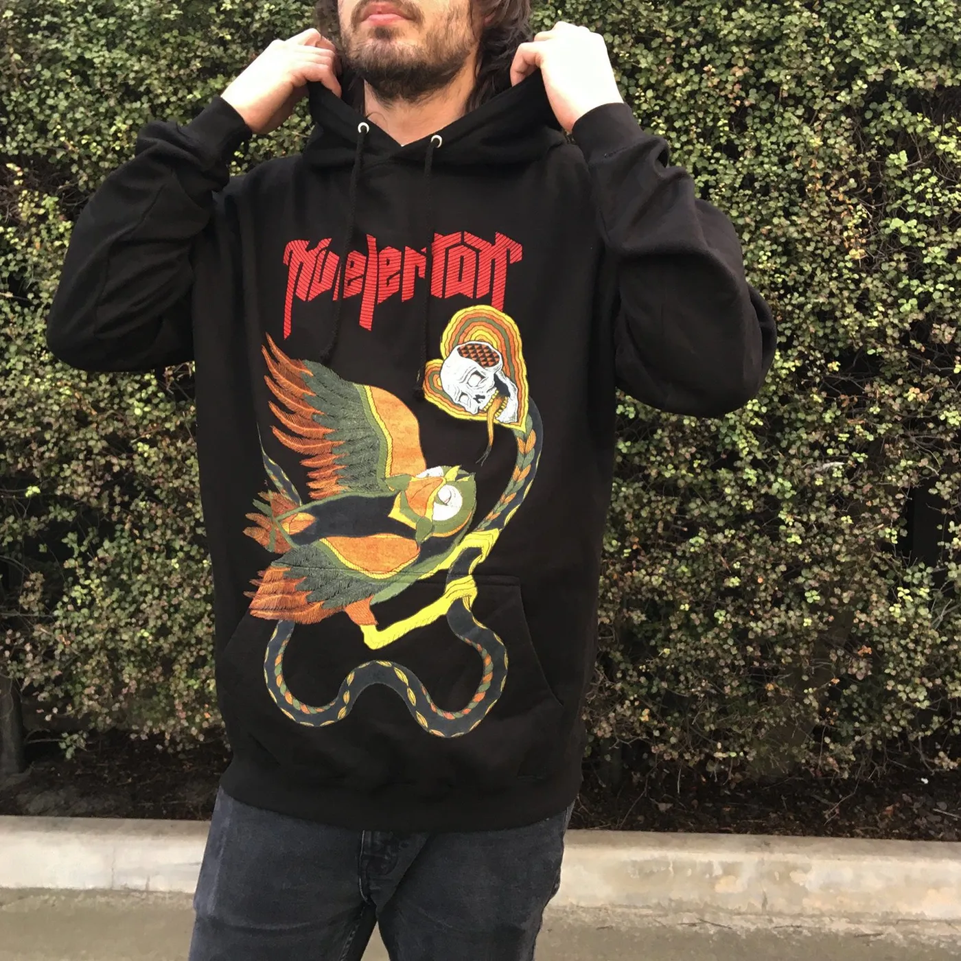 Kvelertak The Fight Pullover Hoodie (Black)