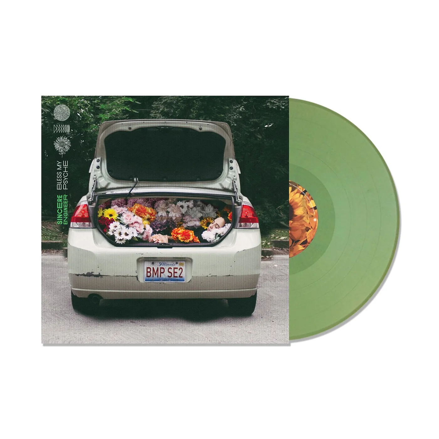 Sincere Engineer Bless My Psyche LP (Olive Green) (Vinyl)