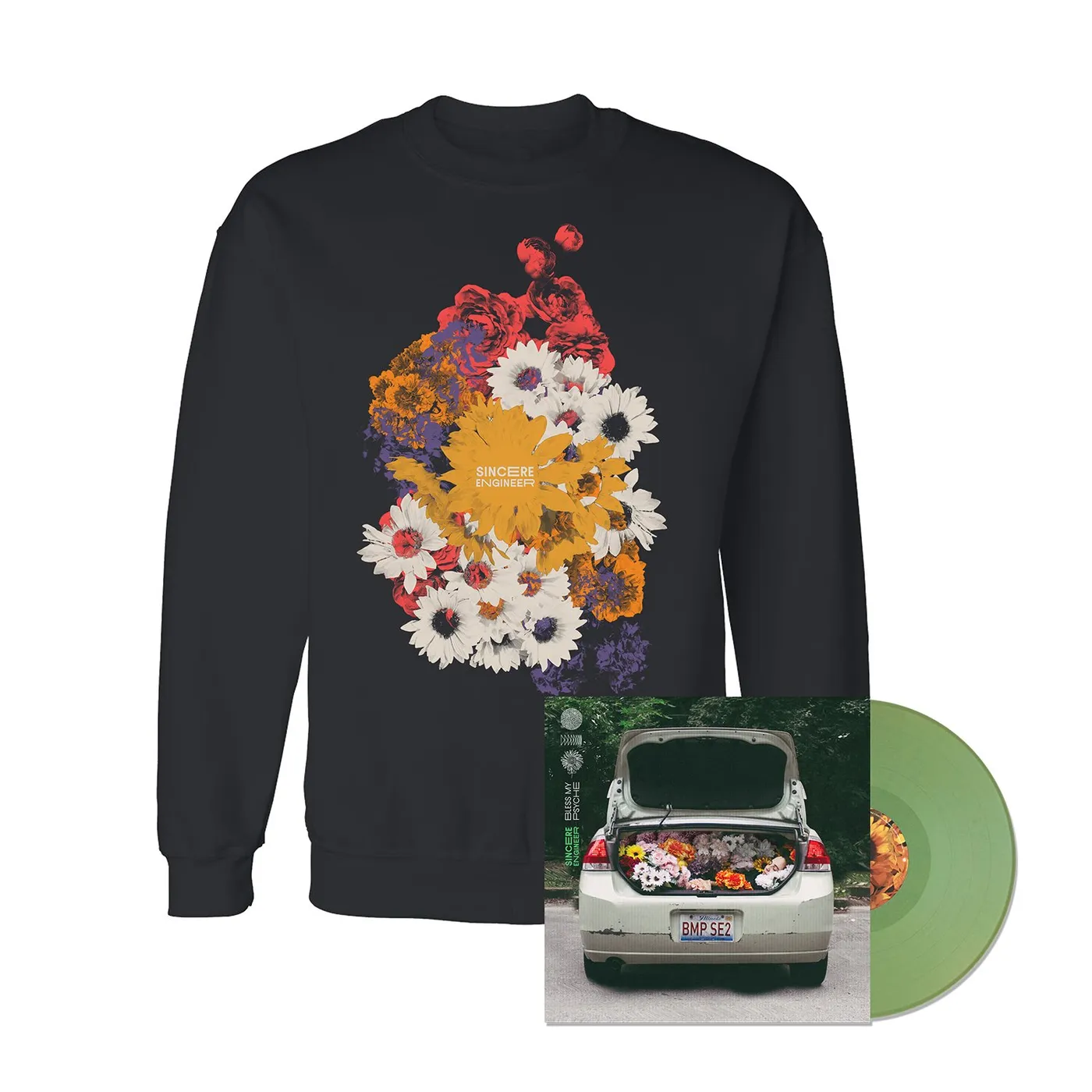 Sincere Engineer Bless My Psyche Crewneck Bundle