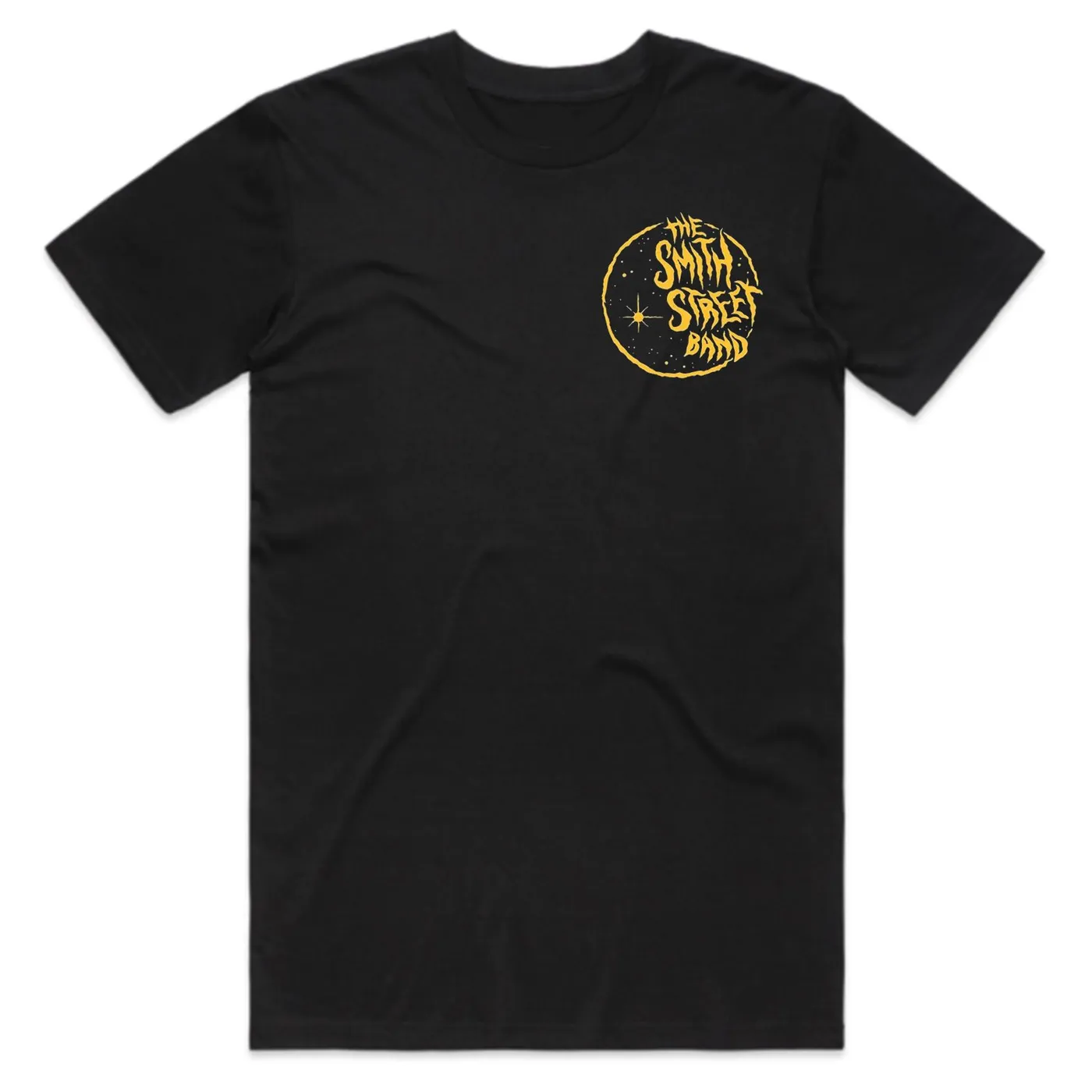 The Smith Street Band Black Moon T-Shirt (Yellow Print)