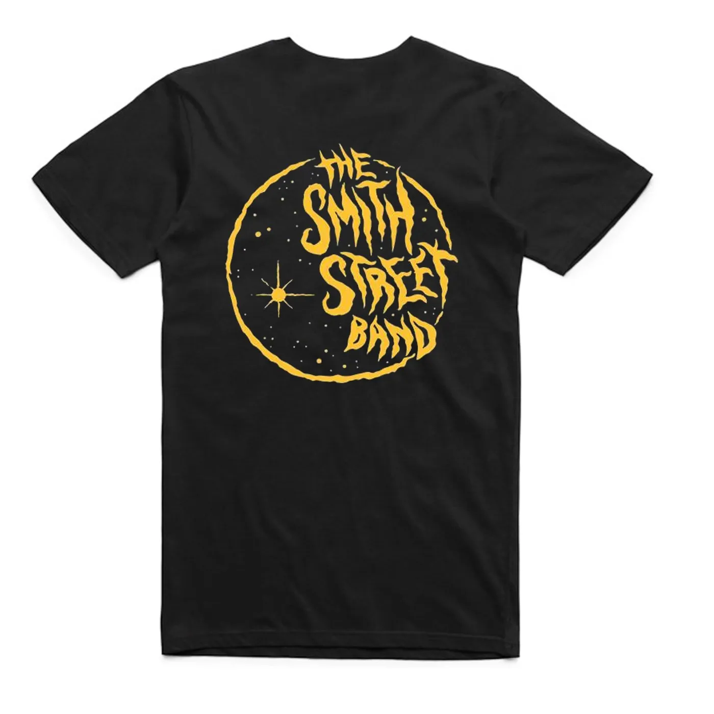 The Smith Street Band Black Moon T-Shirt (Yellow Print)