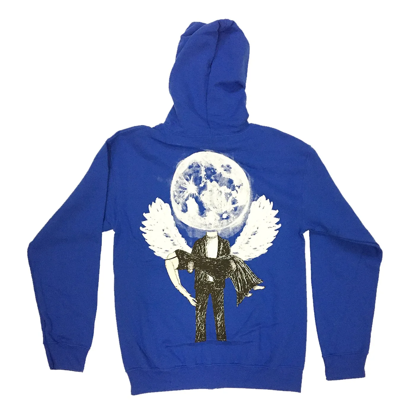 Balance And Composure Moon Zip Up Hoodie (Blue)