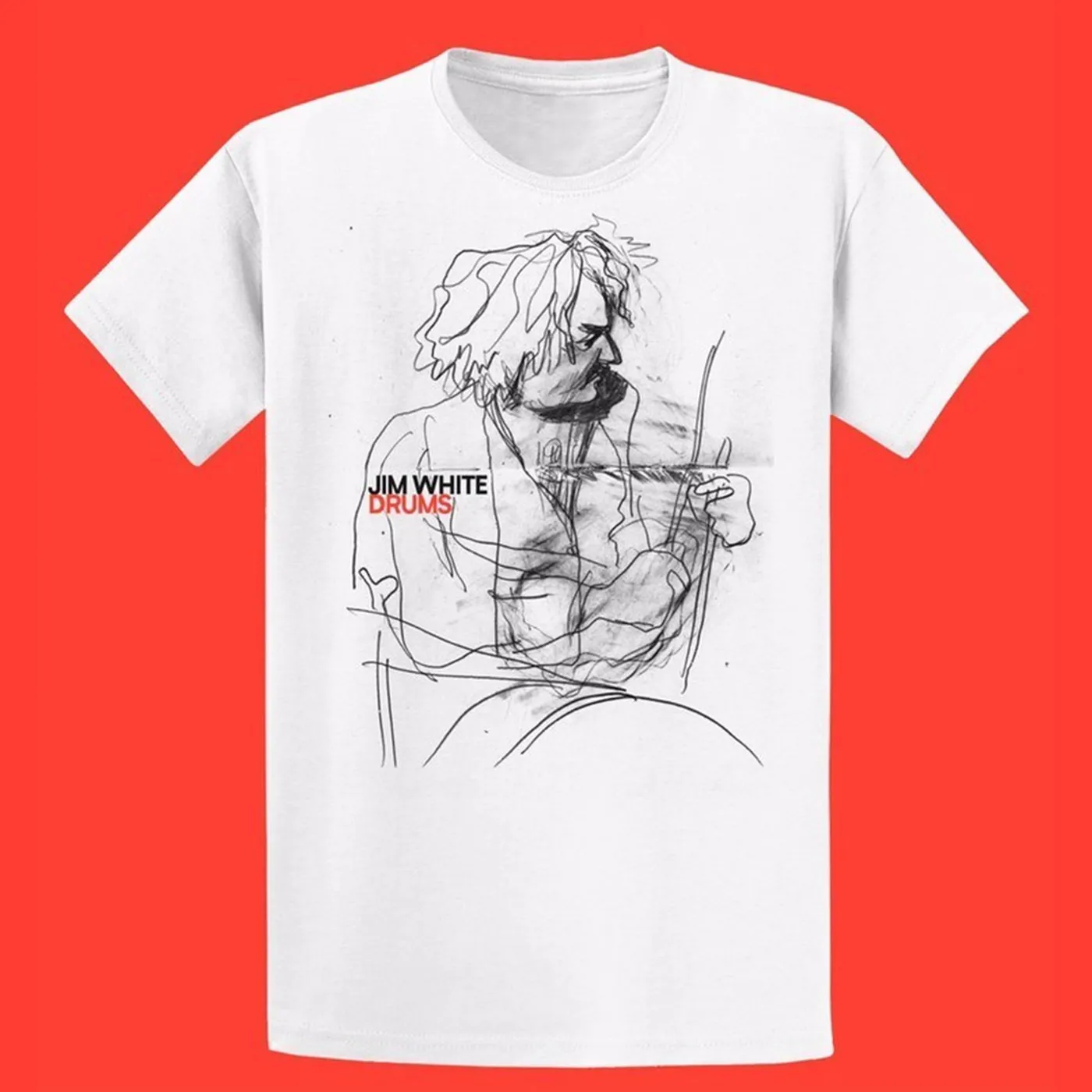 Jim White Sketch T-Shirt (White)