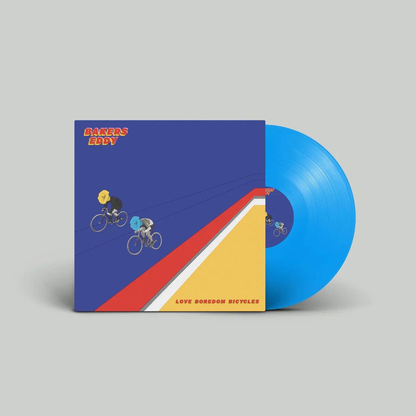 Bakers Eddy Love Boredom Bicycles LP (Blue Vinyl)