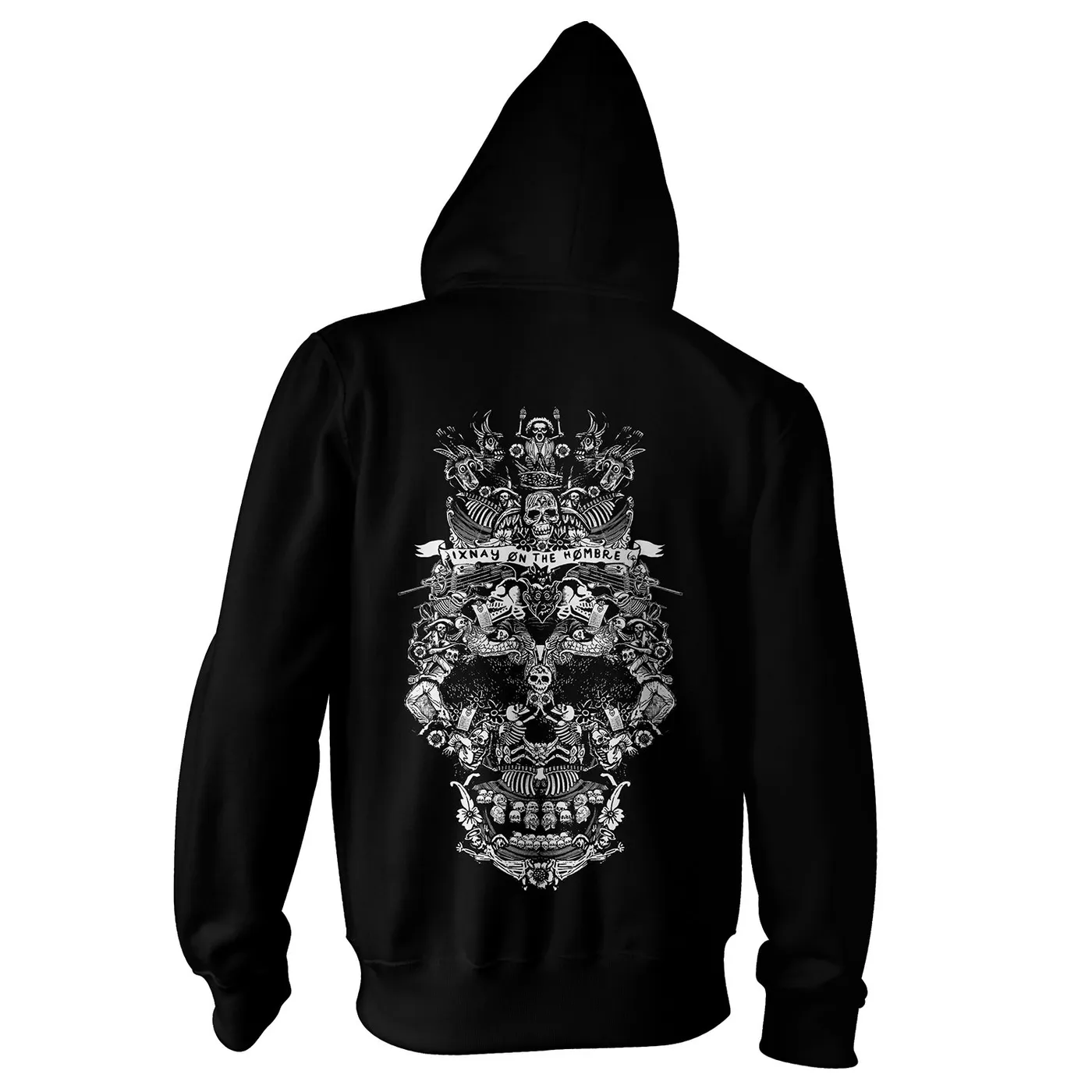 The Offspring Ixnay Zip Up Hoodie (Black)