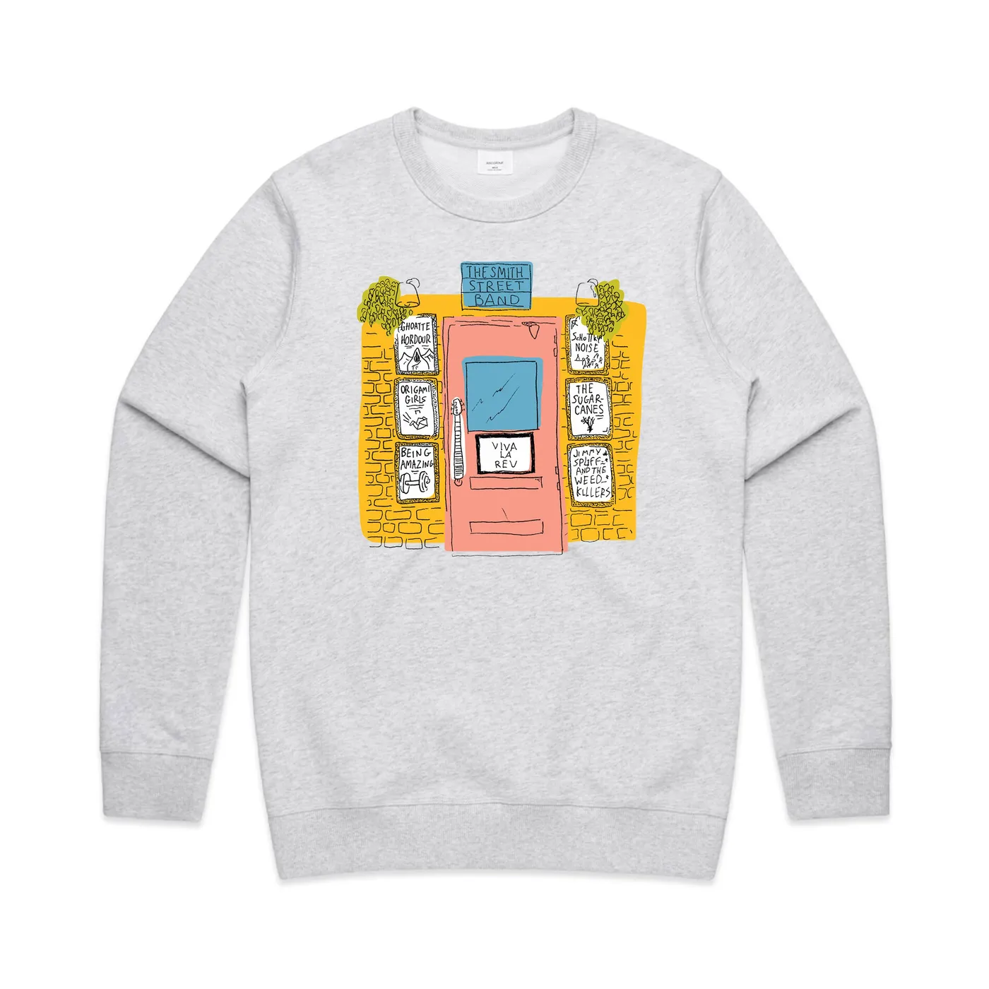 The Smith Street Band Band Room Door Crewneck (Grey)