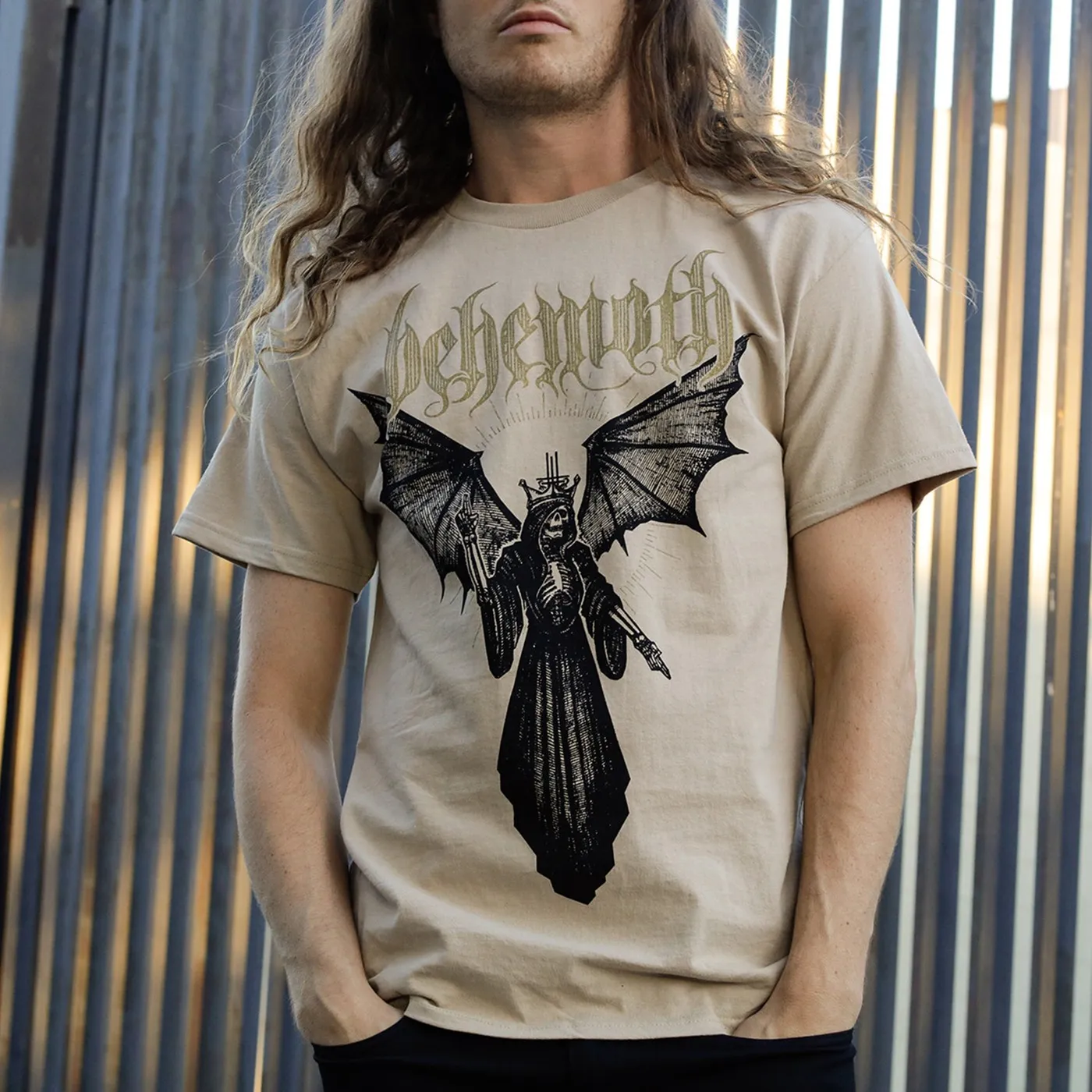 Behemoth Angel Of Death T-Shirt (Natural)