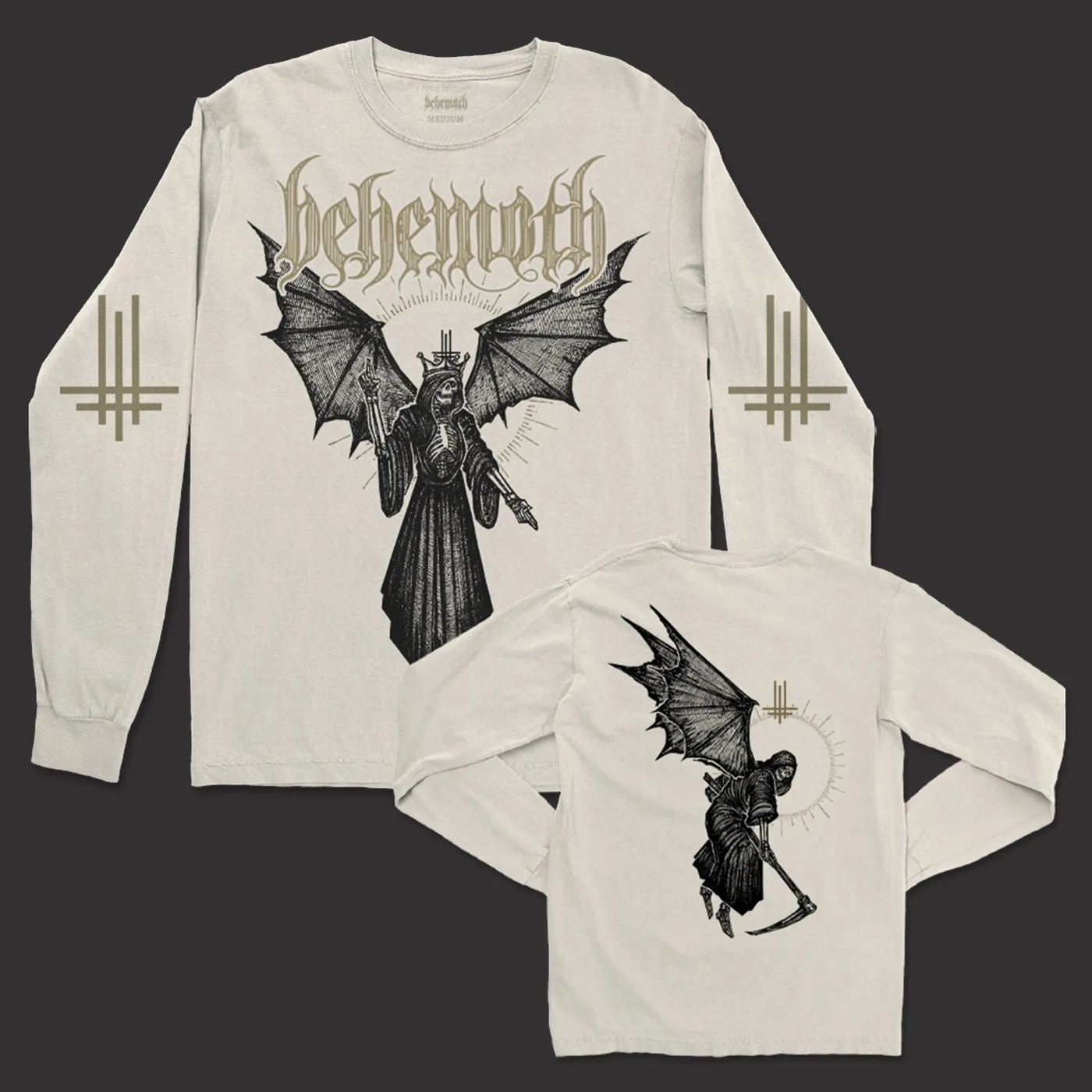 Behemoth Angel Of Death Long Sleeve (Natural)