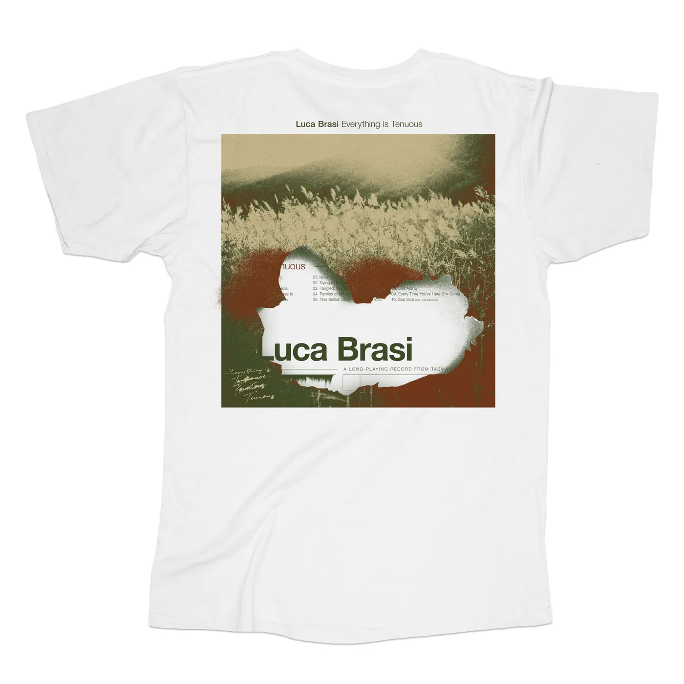 Luca Brasi Everything Is Tenuous Cover Tee (White)