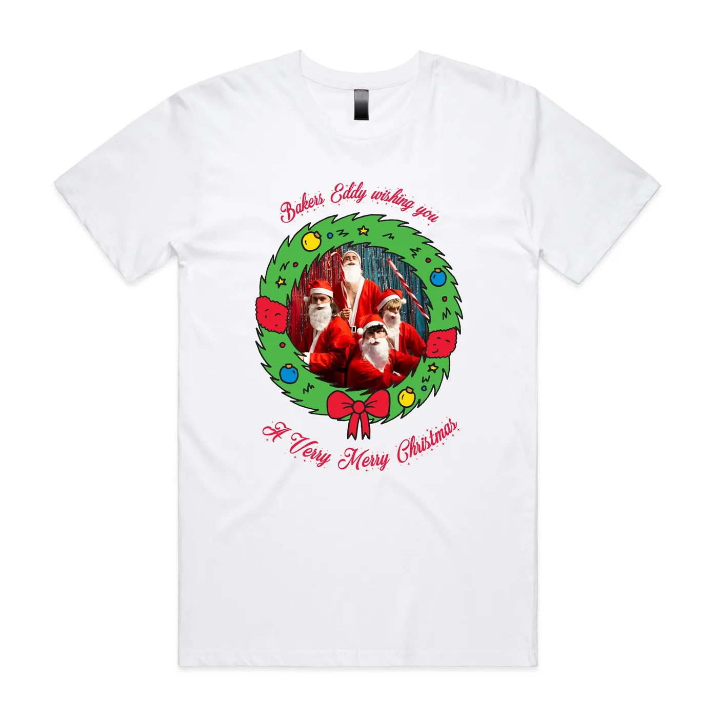 Bakers Eddy Xmas Tee (White)