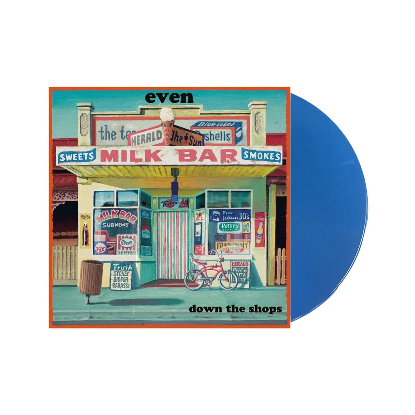 Even Down The Shops LP (Blue Vinyl)