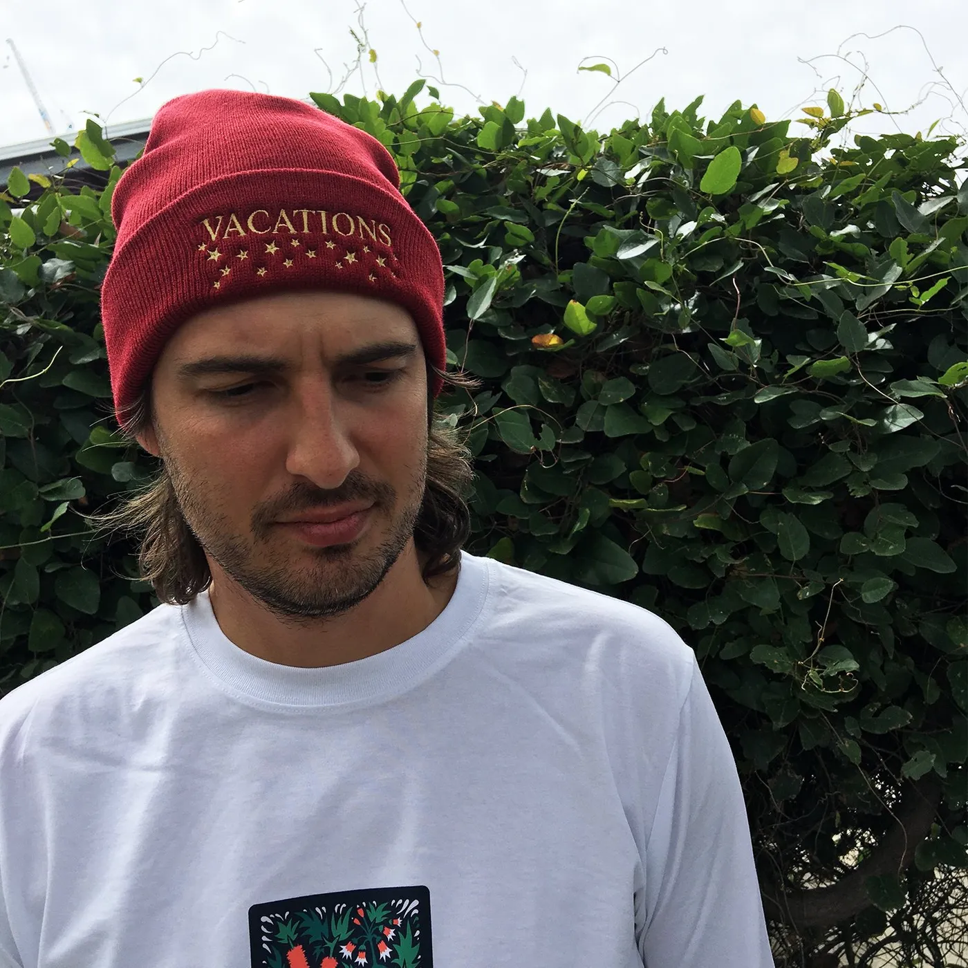 Vacations Star Logo Beanie (Red)