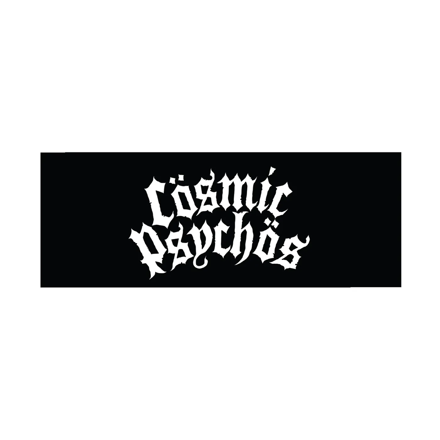 Cosmic Psychos Metal Logo Sticker