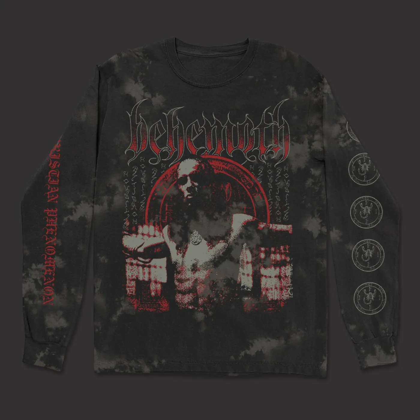 Behemoth Anti-Christian Long Sleeve (Bleach Dye/Black)