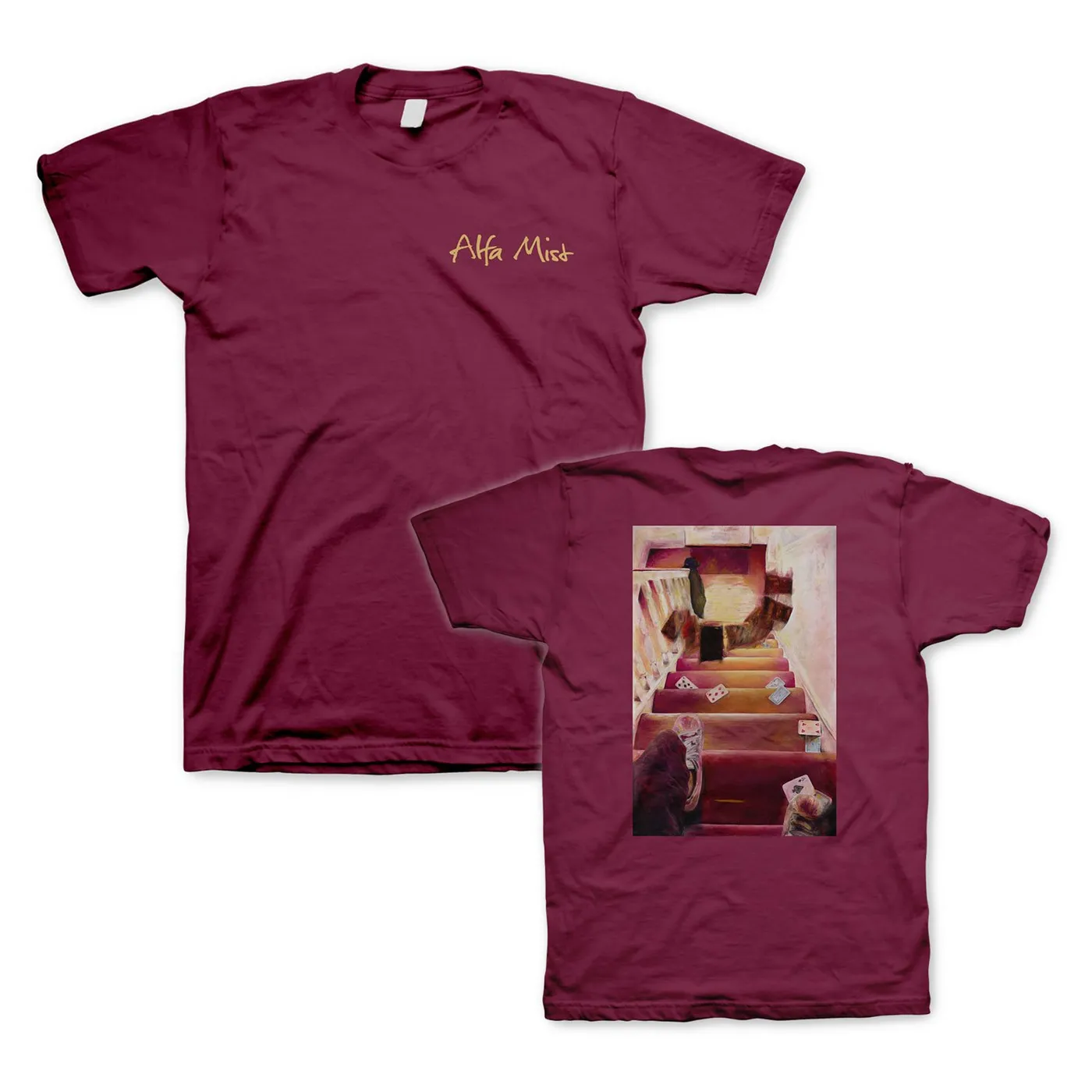 Alfa Mist Bring Backs T-Shirt (Maroon)