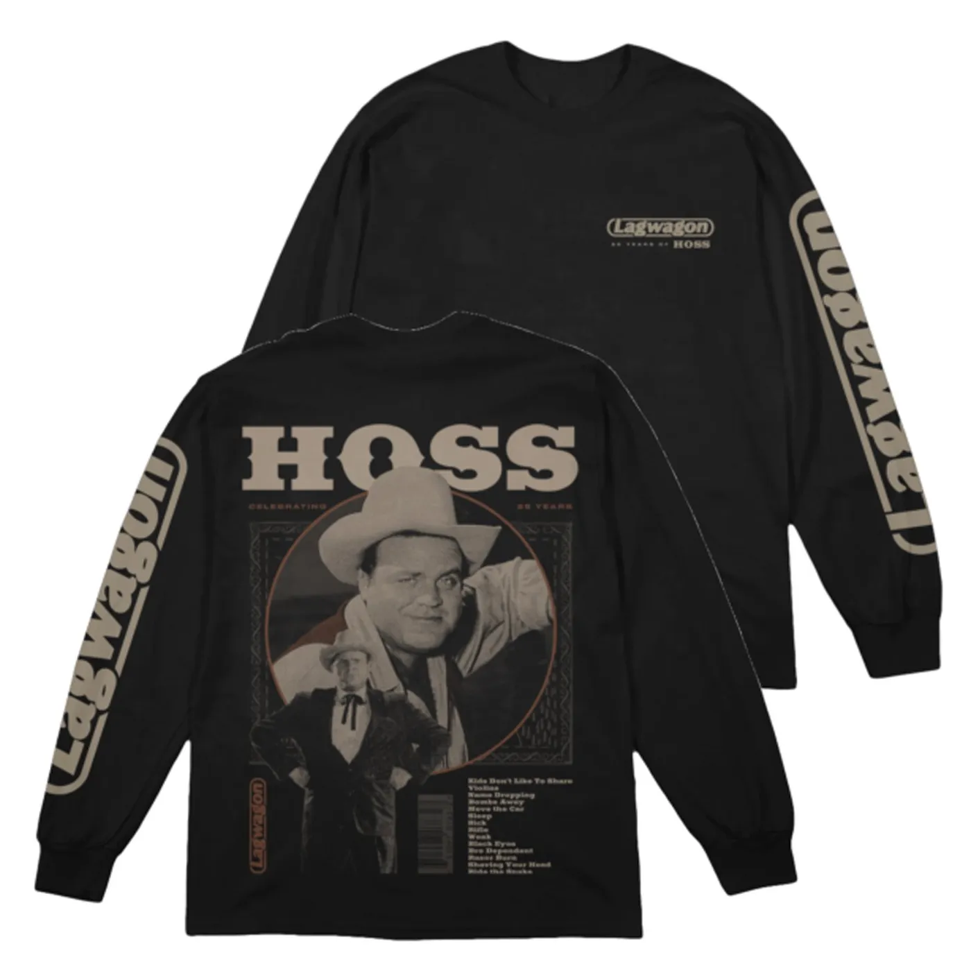 Lagwagon Hoss 25 Longsleeve (Black)