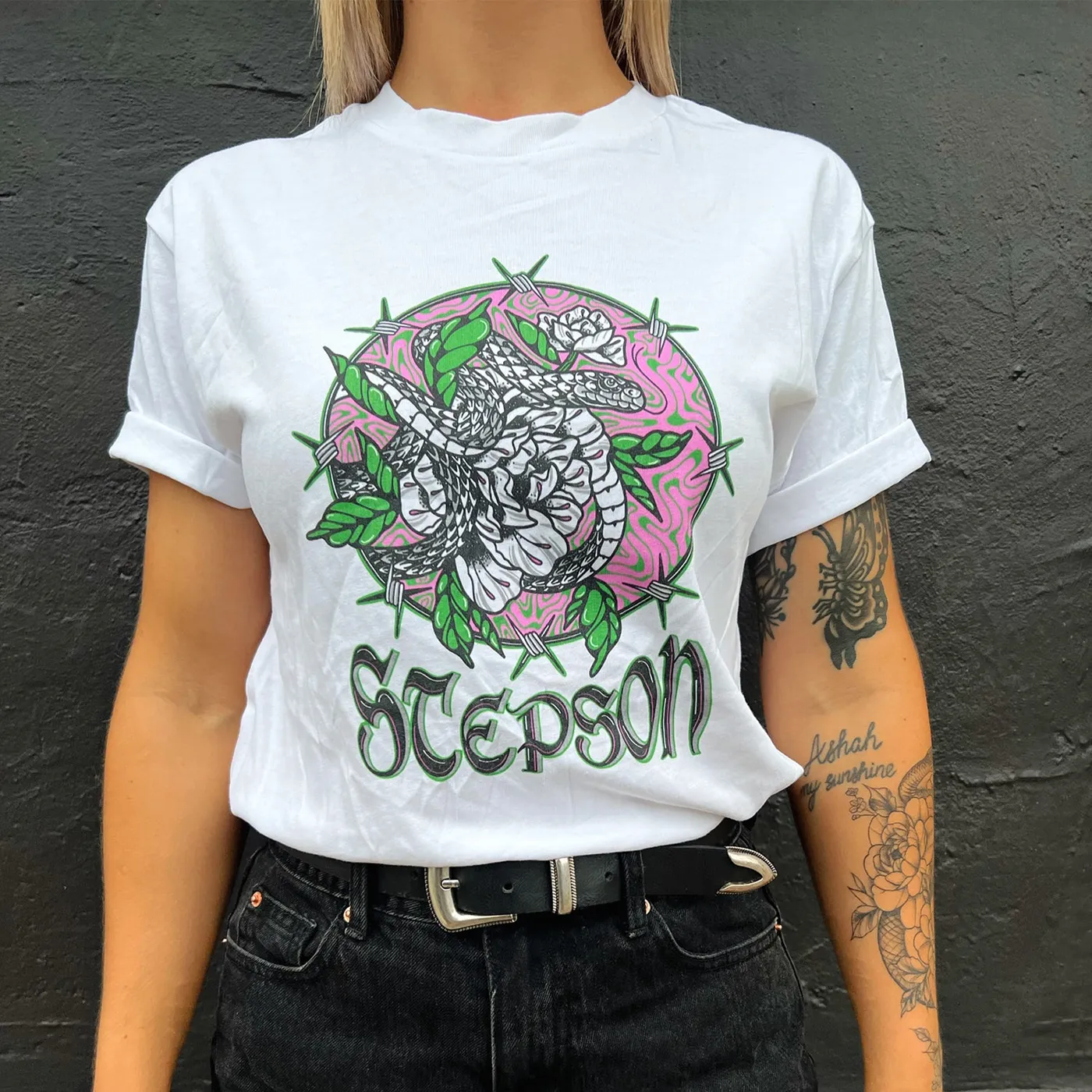 Stepson Snakepit Tee (White)