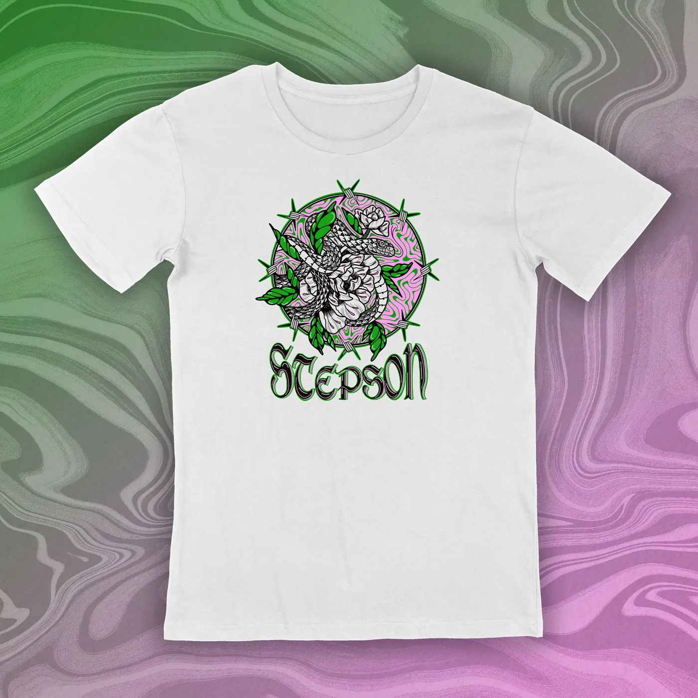 Stepson Snakepit Tee (White)