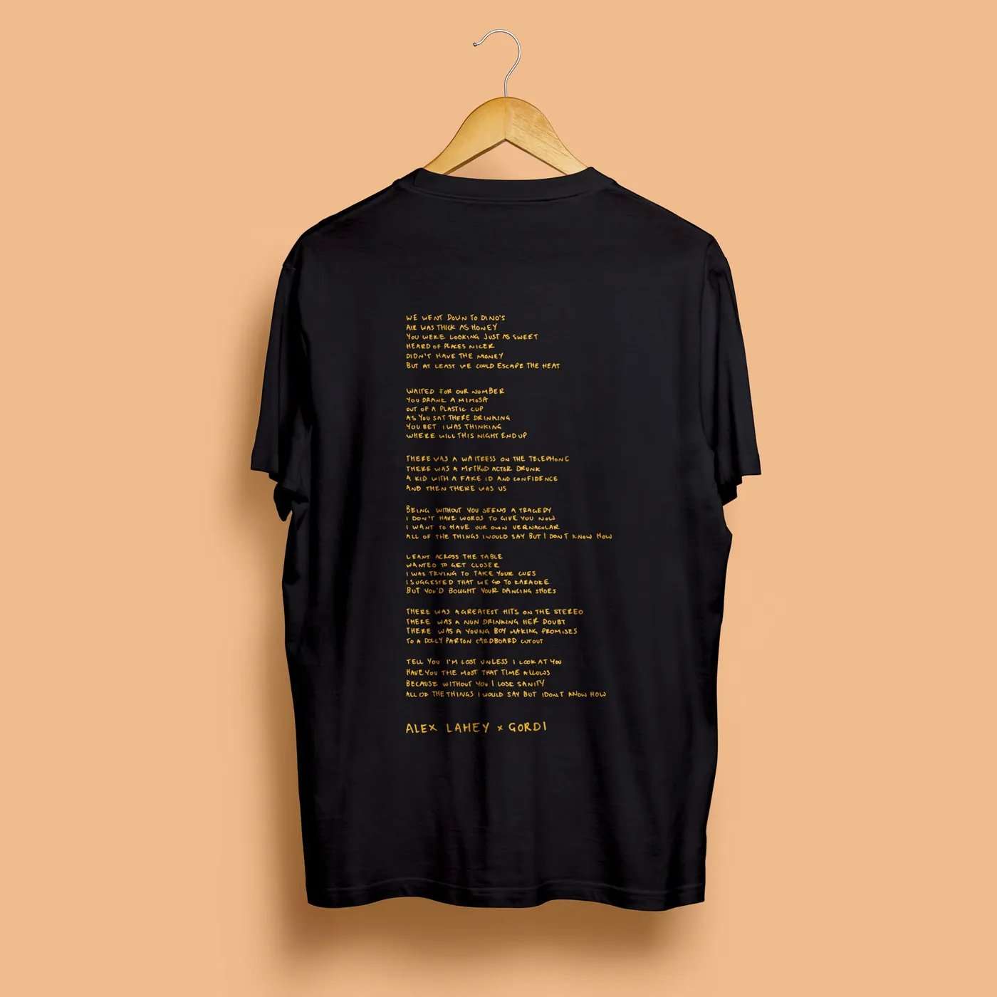 Alex Lahey Heart Tee (Black)