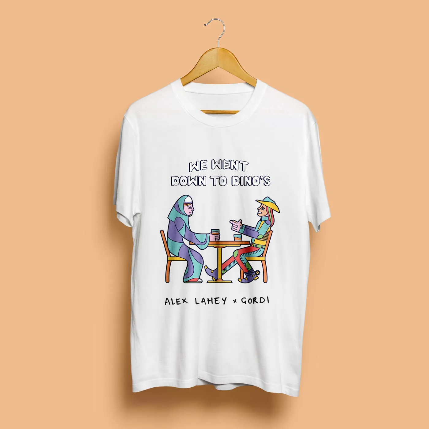 Alex Lahey Cartoon Tee (White)