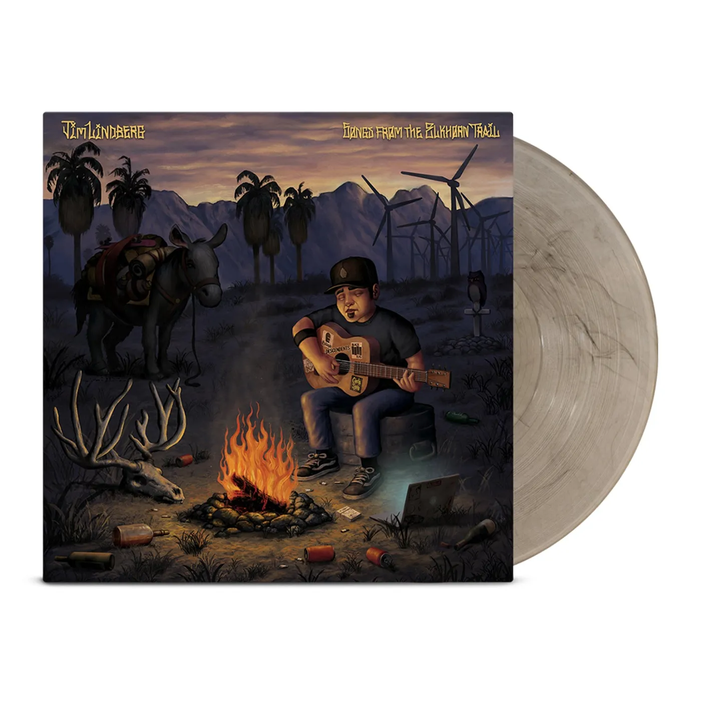 Jim Lindberg Songs From The Elkhorn Trail LP (Clear w/ Black Smoke) (Vinyl)