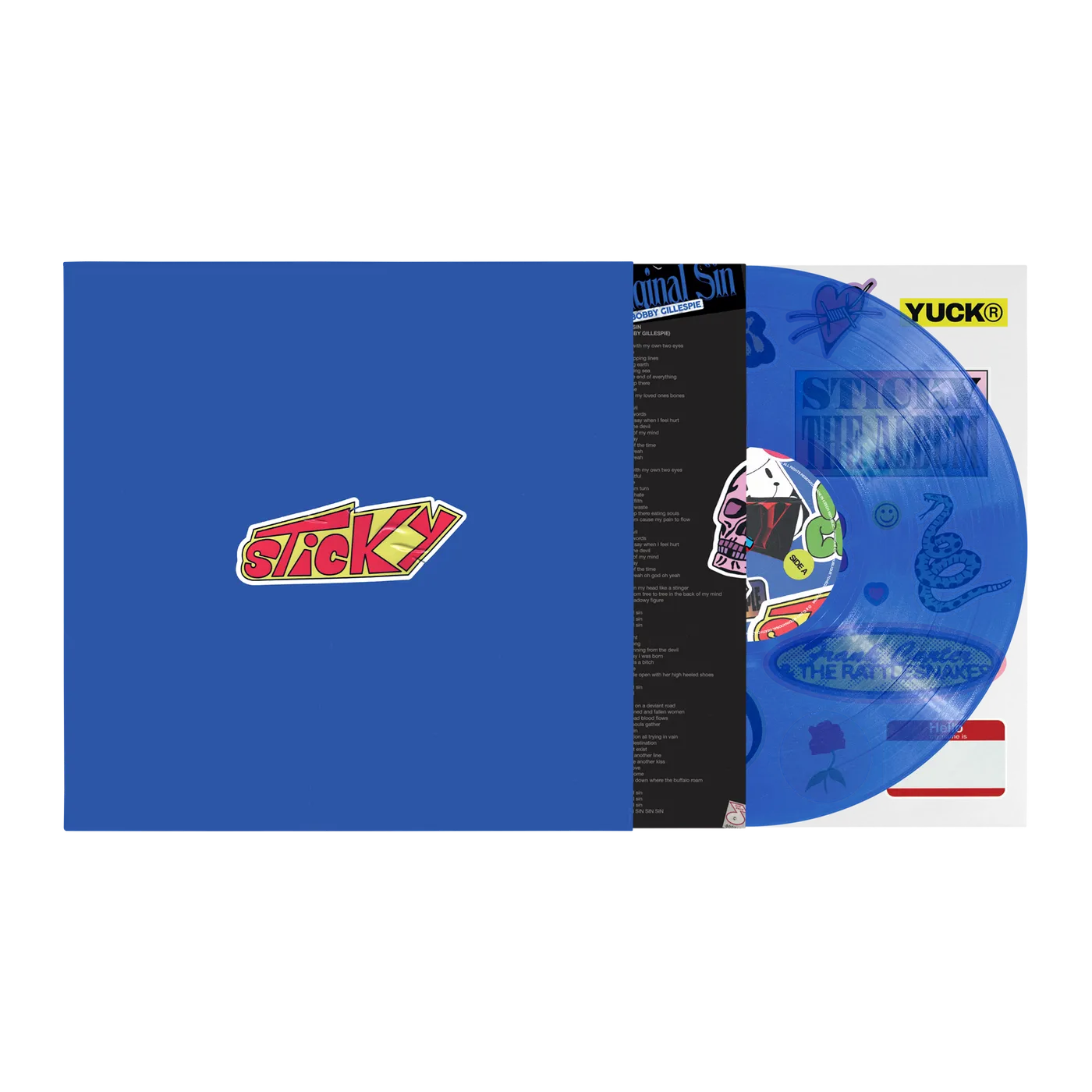 Frank Carter & The Rattlesnakes  Sticky (Transparent blue vinyl)