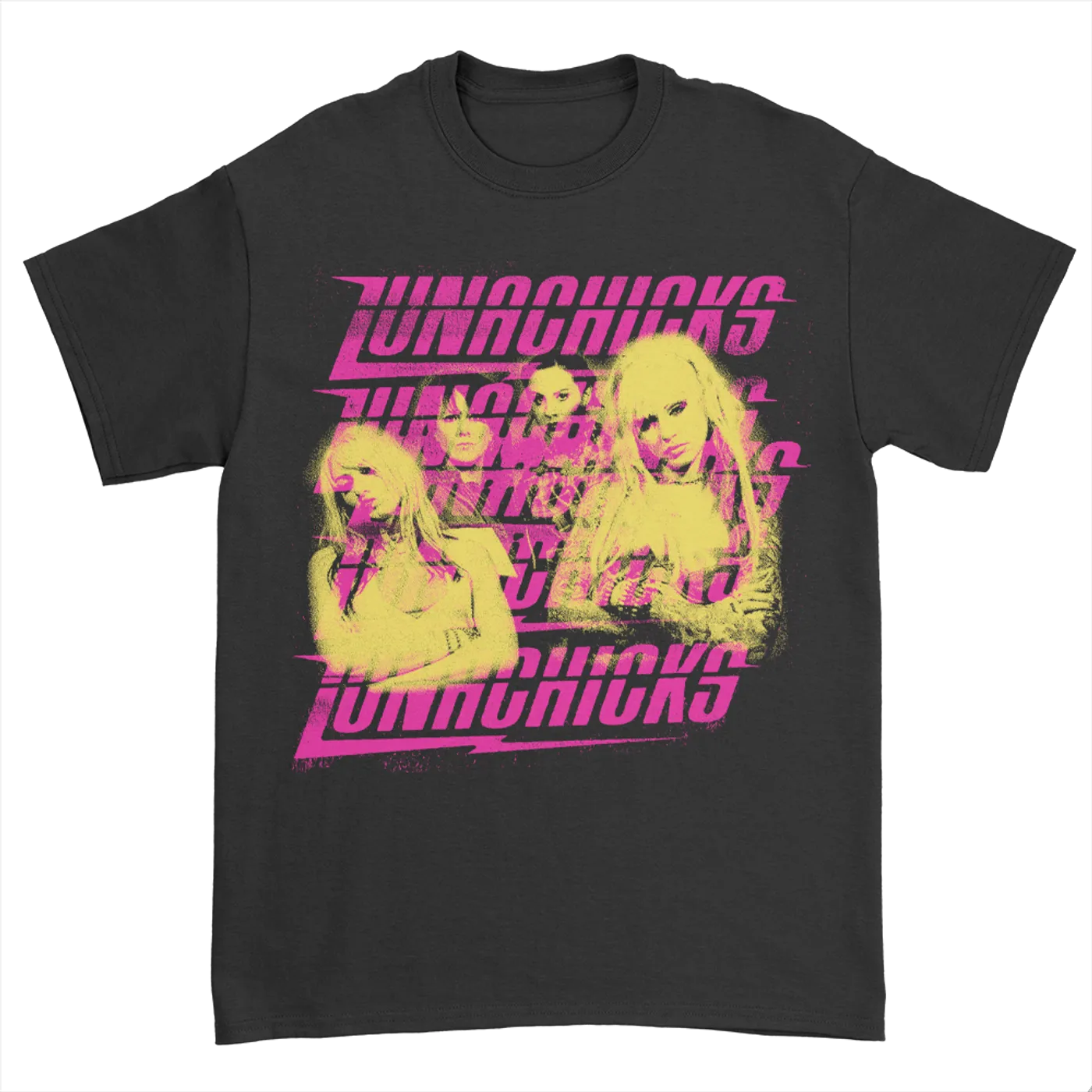 Lunachicks Repeater Band Photo T-Shirt (Black)
