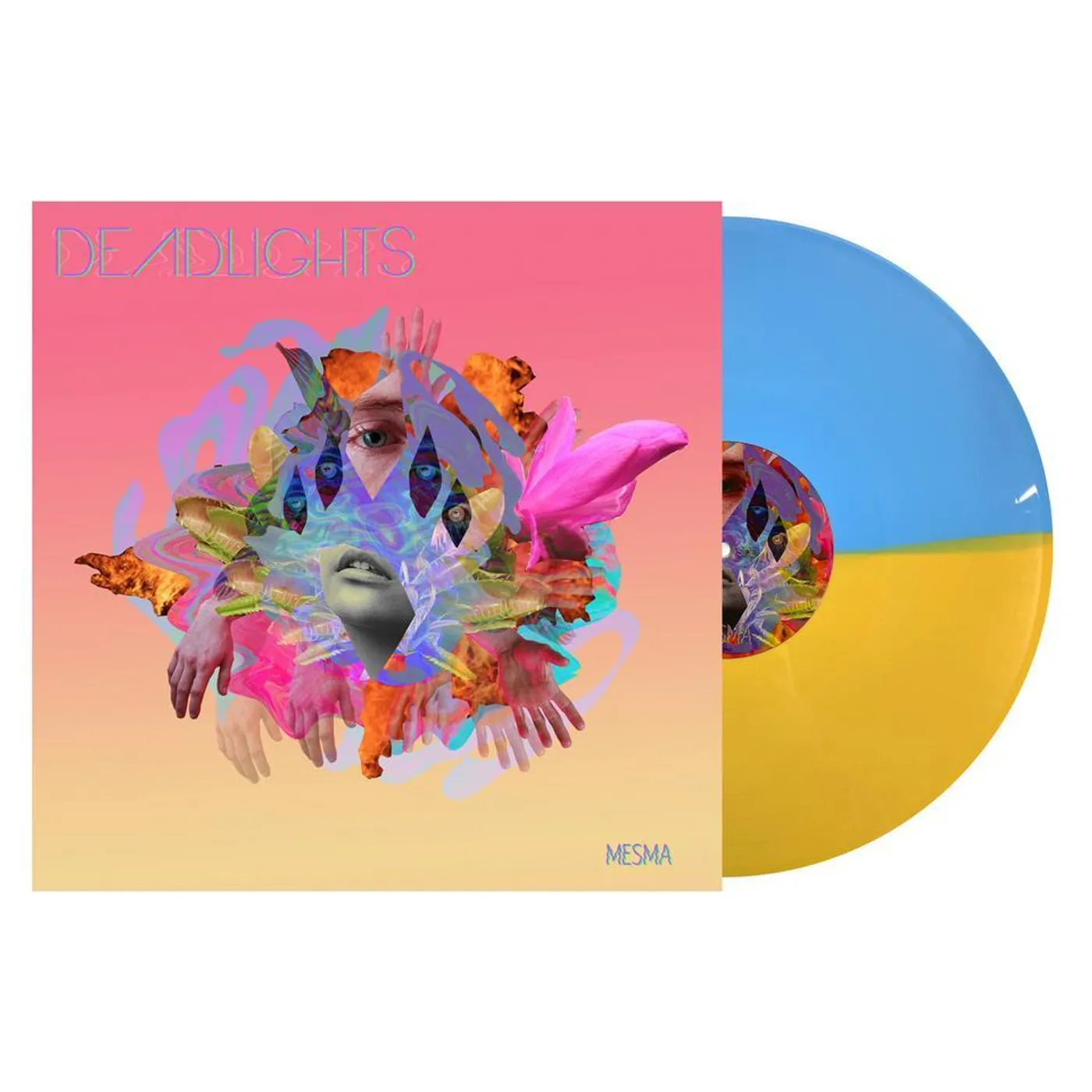 Deadlights Mesma Vinyl (Half Light Blue/Half Canary Yellow)