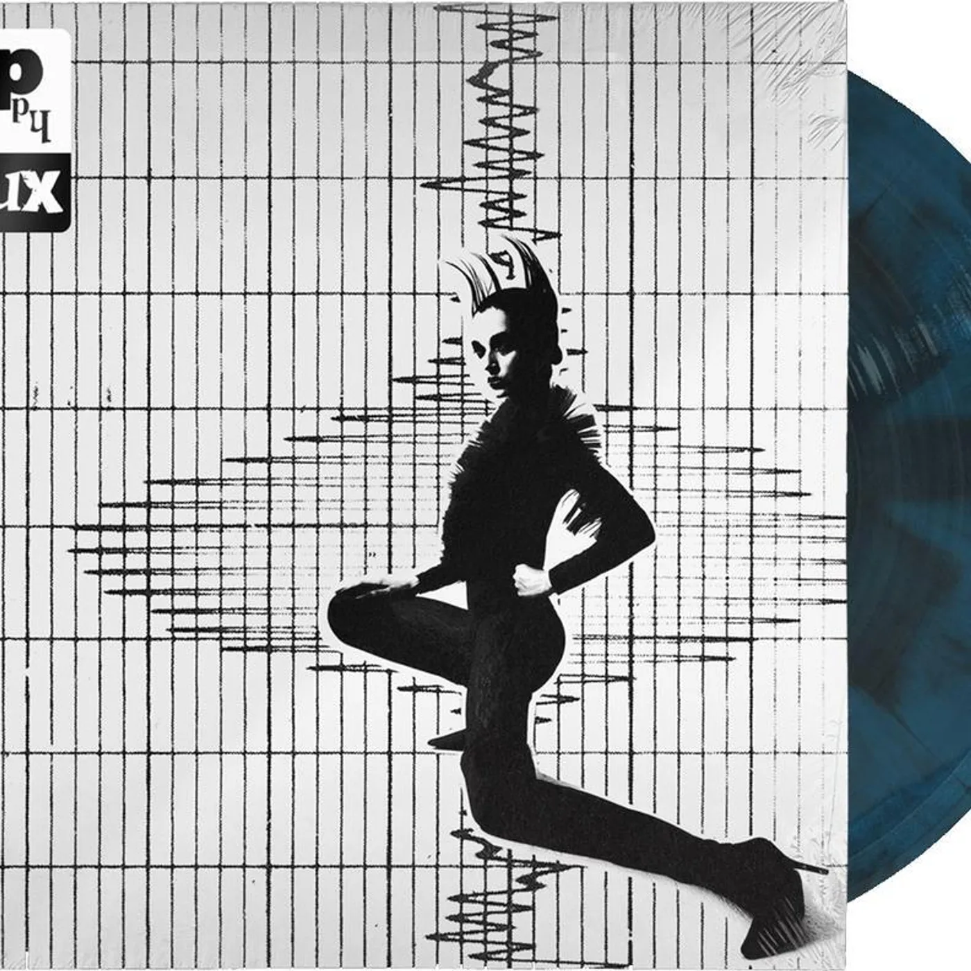 Poppy Flux LP (Black + Aqua Blue Galaxy Vinyl)