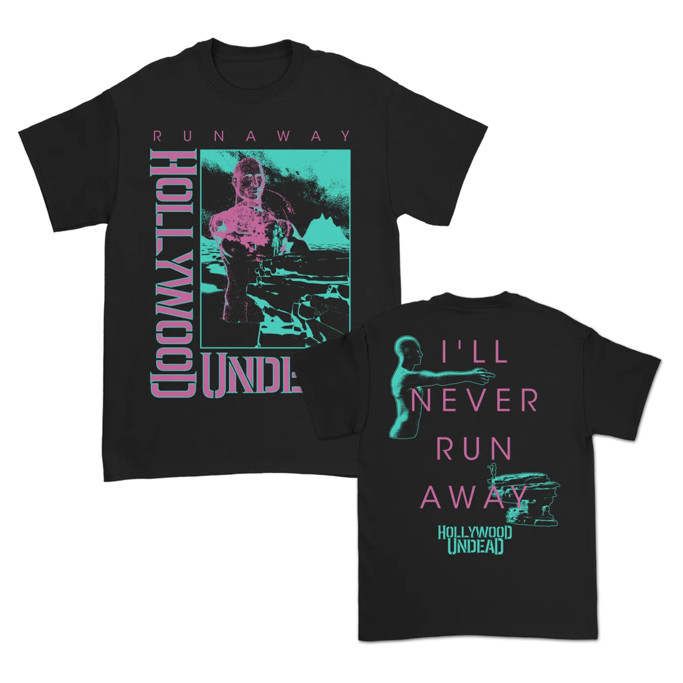 Hollywood Undead Never Tee (Black)