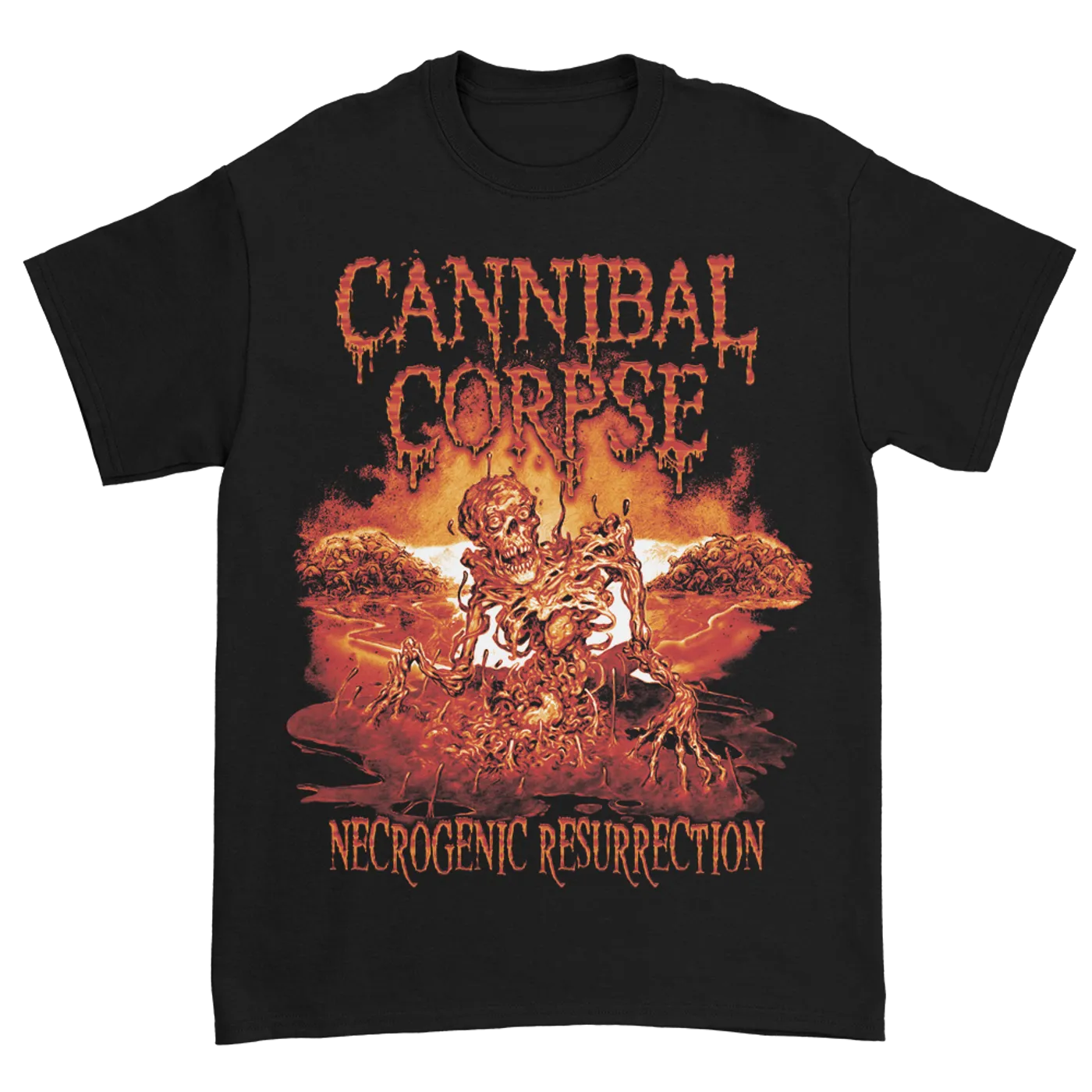 Cannibal Corpse Necrogenic Resurrection T-Shirt (Black)