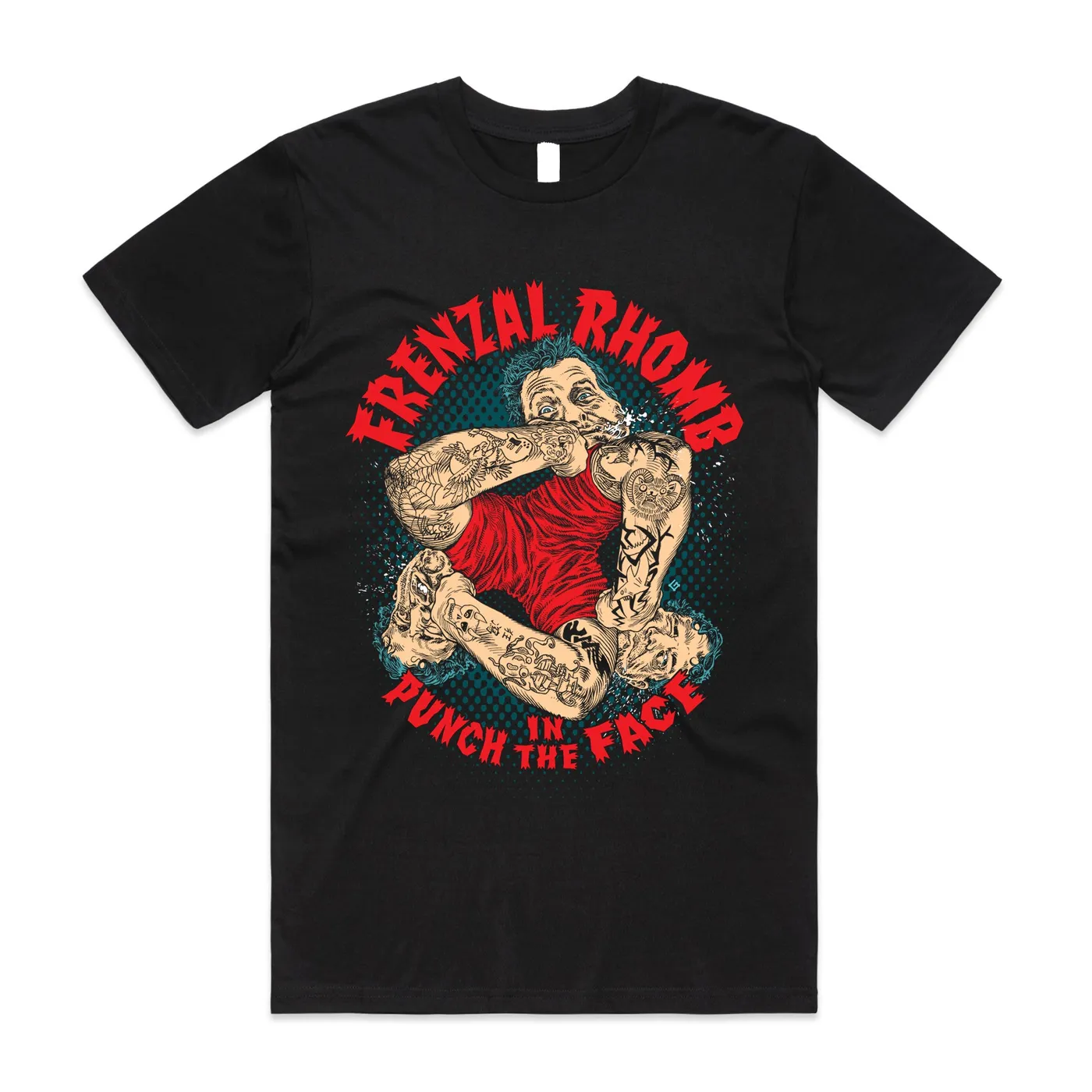 Frenzal Rhomb Punch In The Face T-Shirt (Black)