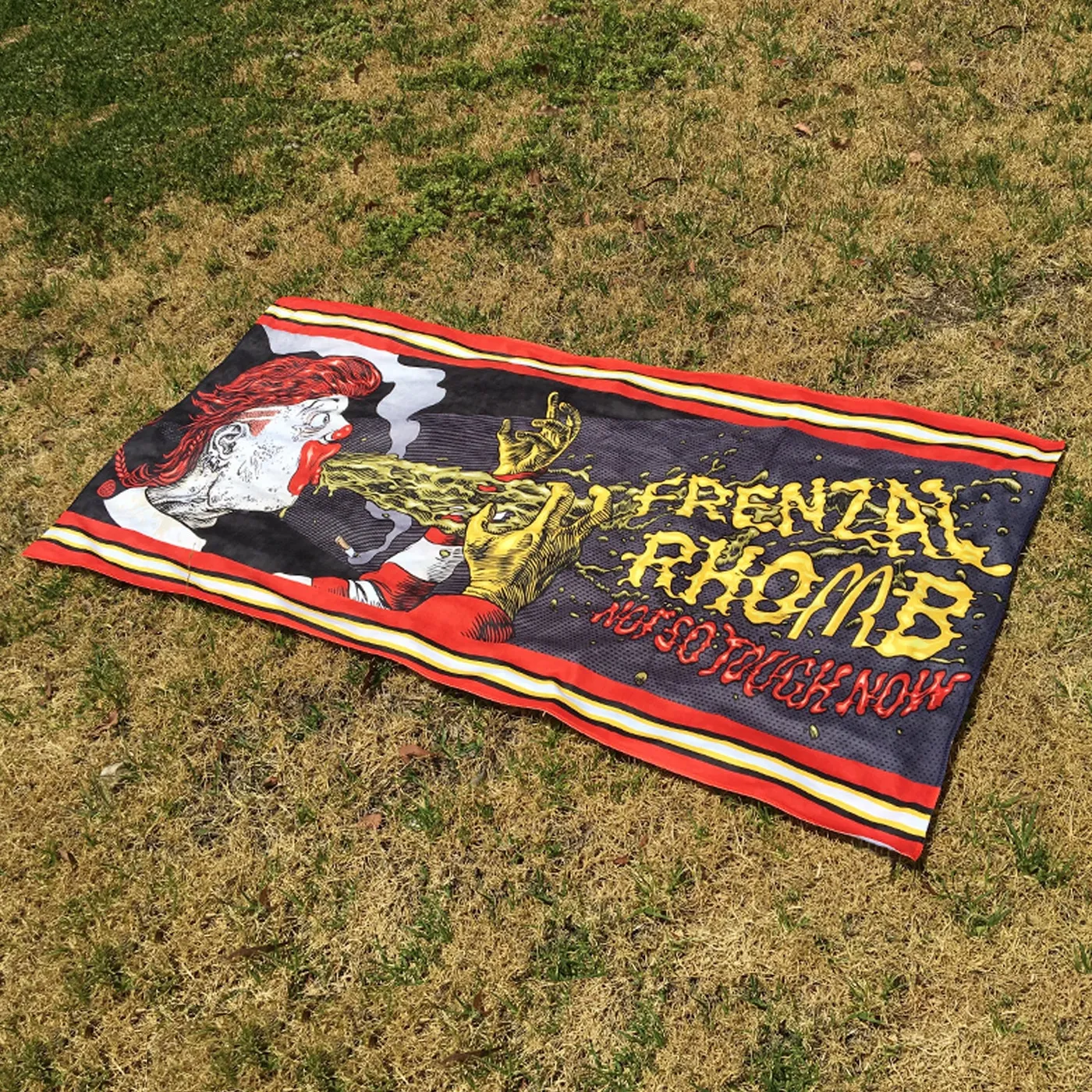Frenzal Rhomb Spewin' Ronald Beach Towel