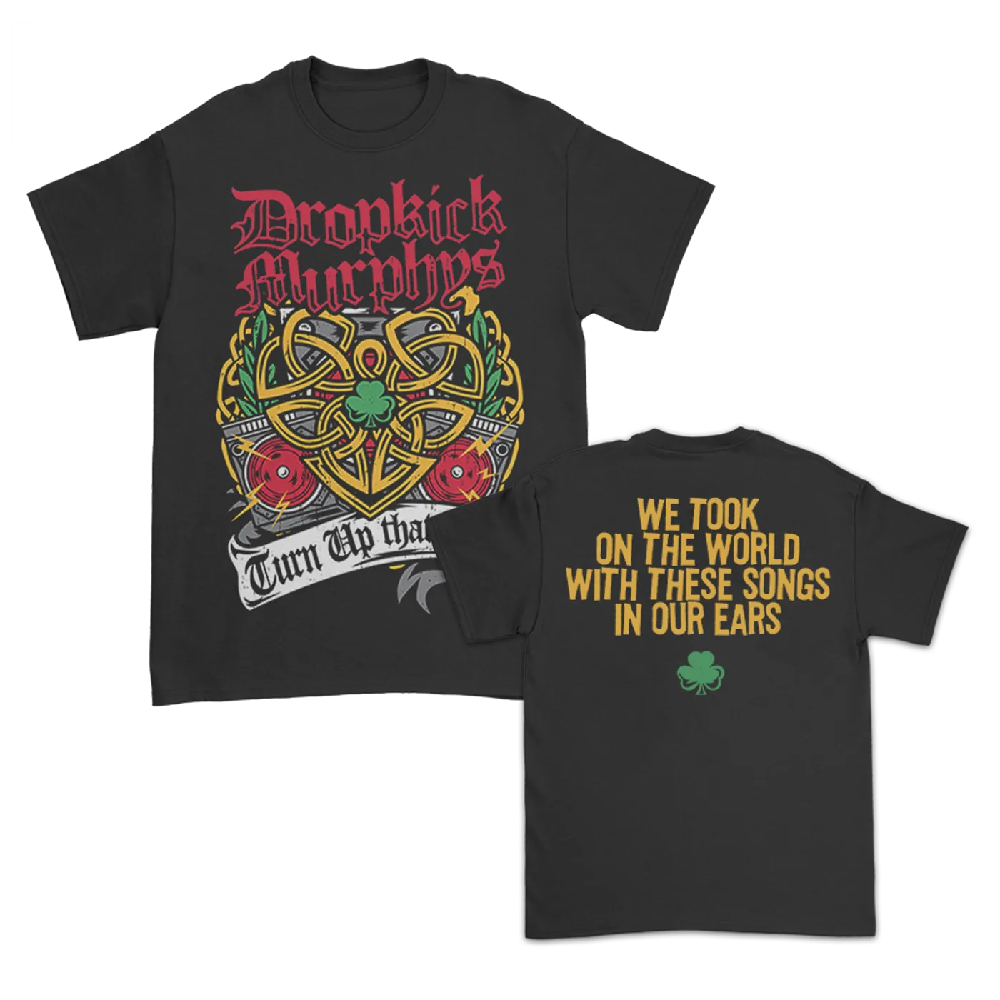Dropkick Murphys TUTD Speakers World Tshirt (Black)